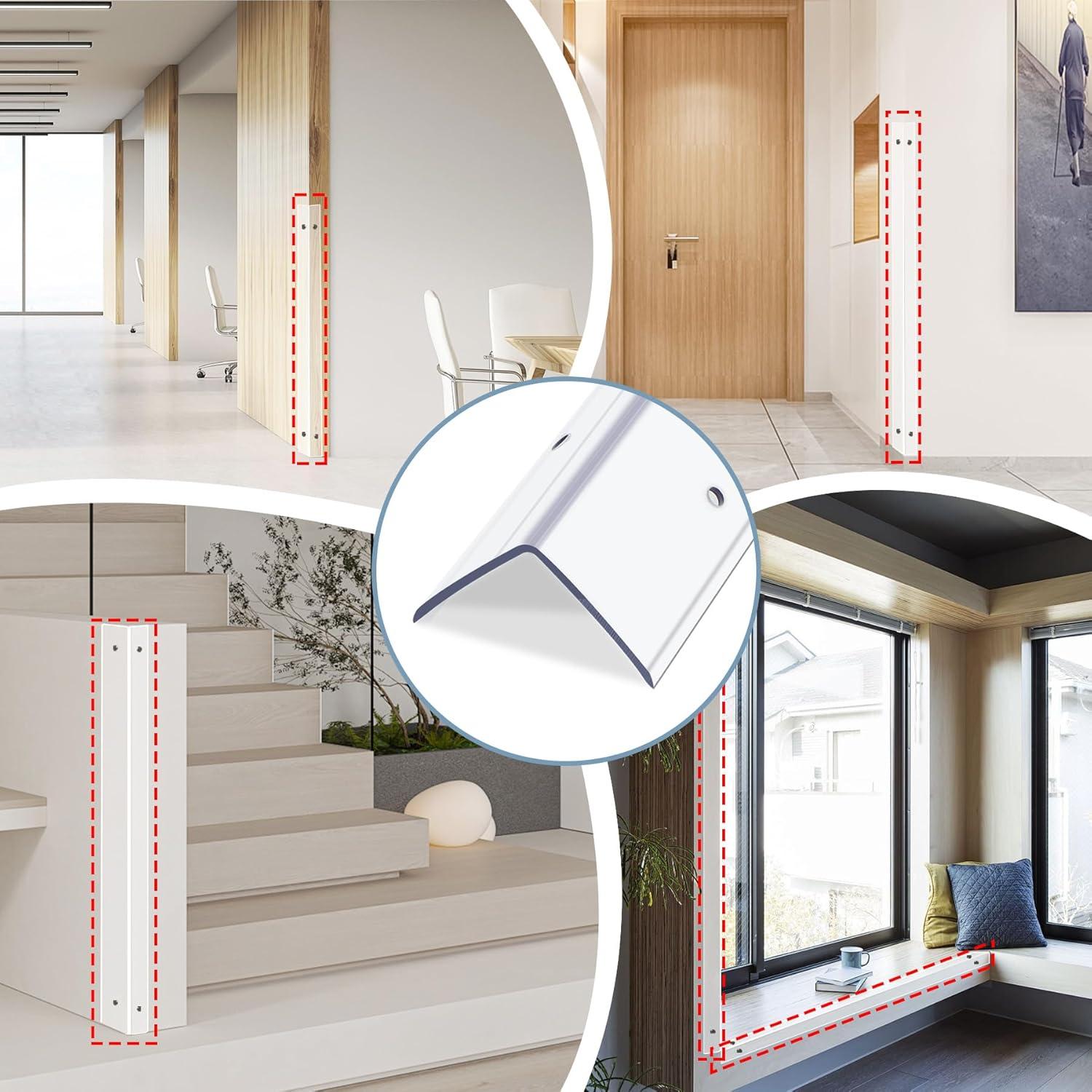 Protectores de esquina Taaizau 2 piezas 90 cm transparente