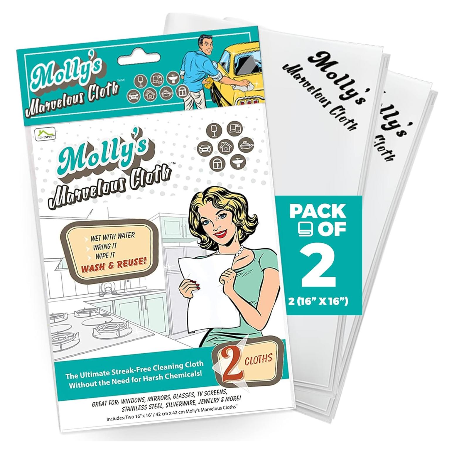 Paño de Microfibra Reutilizable Home Spirit 2pk Blanco 40x38cm