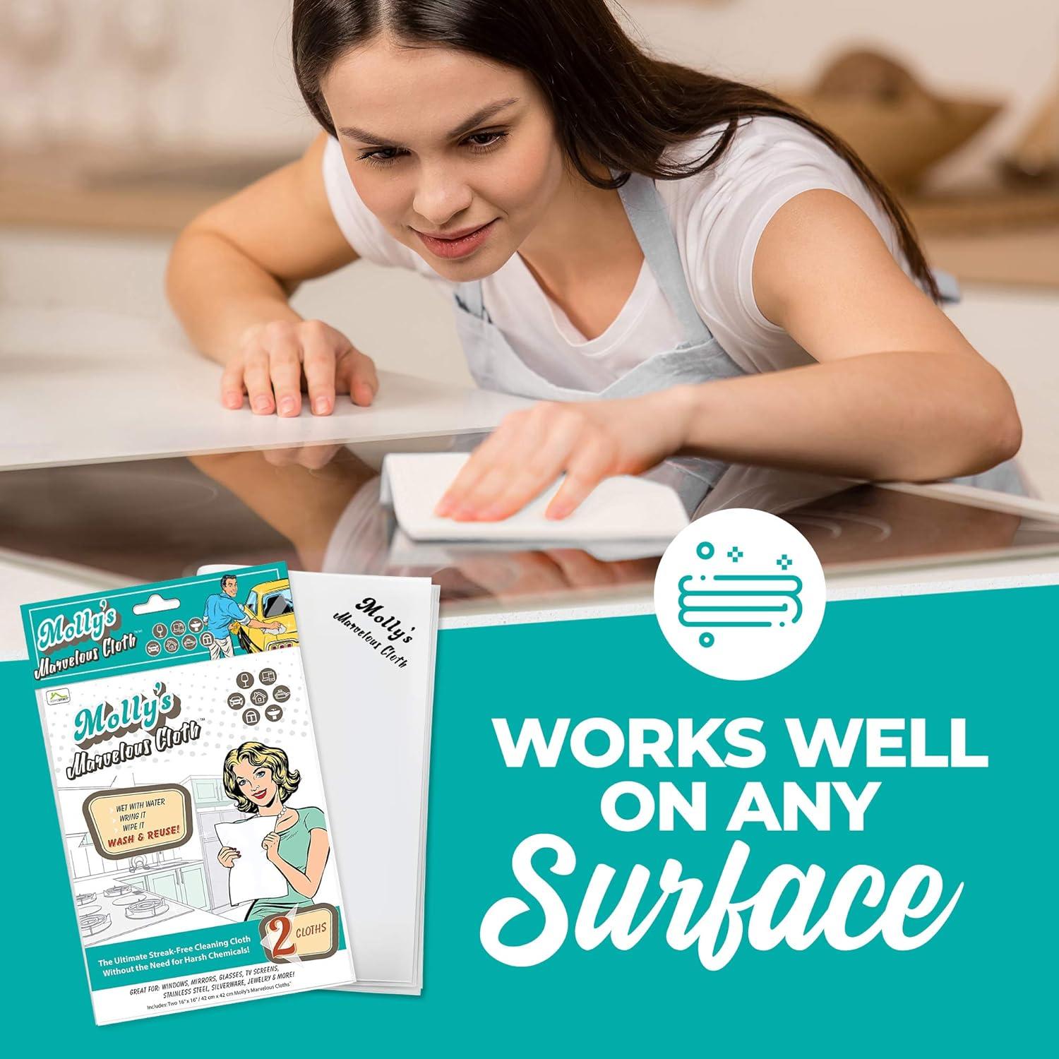 Paño de Microfibra Reutilizable Home Spirit 2pk Blanco 40x38cm