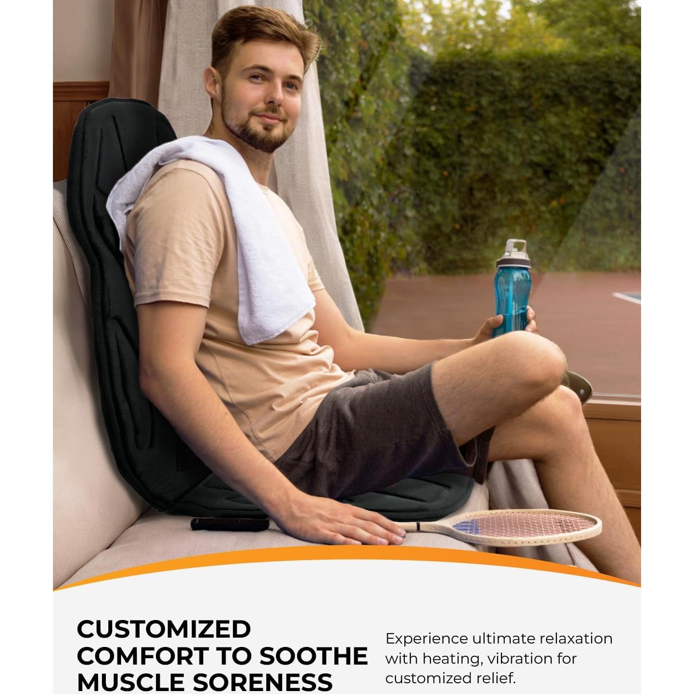 Masajeador de Espalda CooCoCo con Calor y Vibración 8 Motores