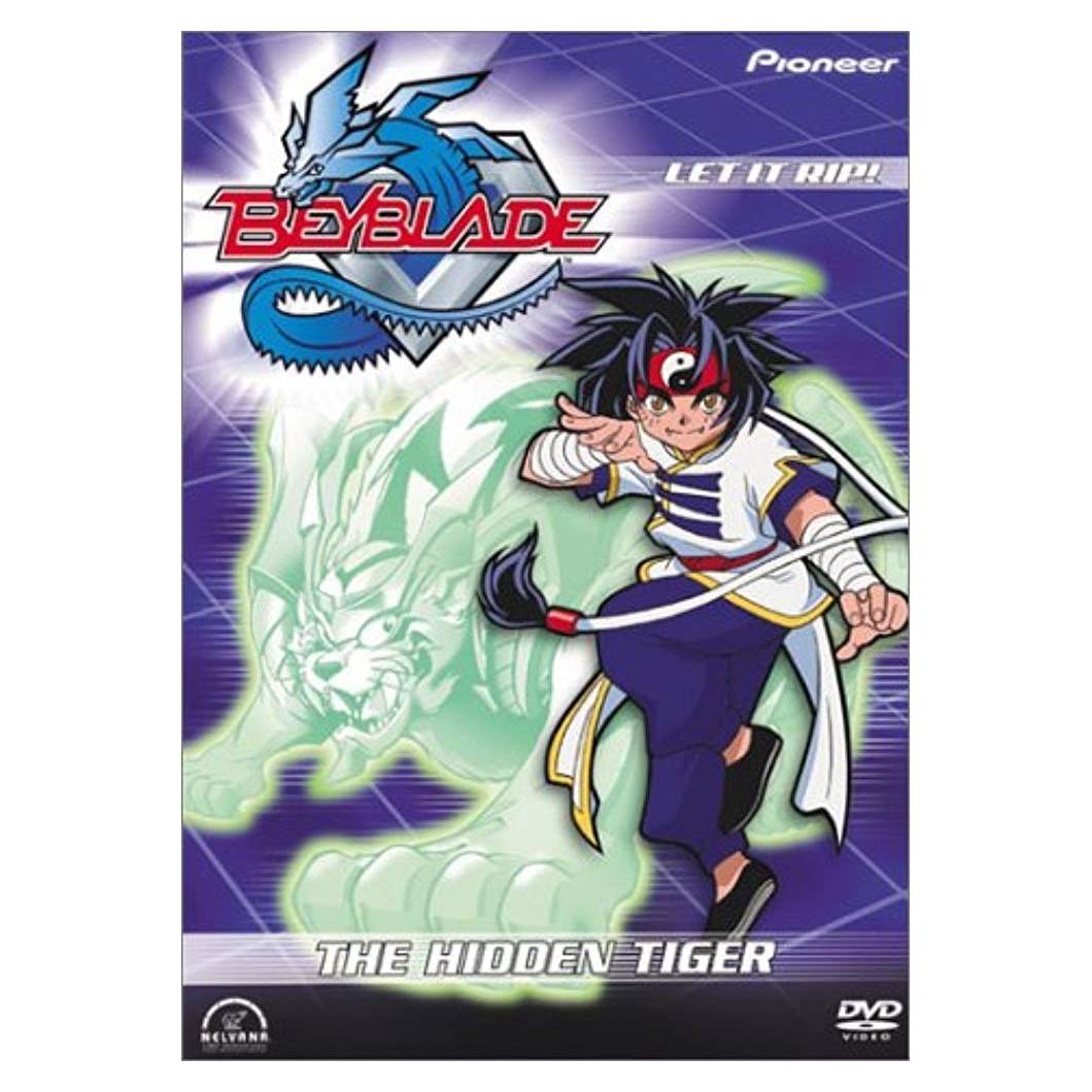 Beyblade DVD - Tigre Oculto Vol. 3 - 5 episodios