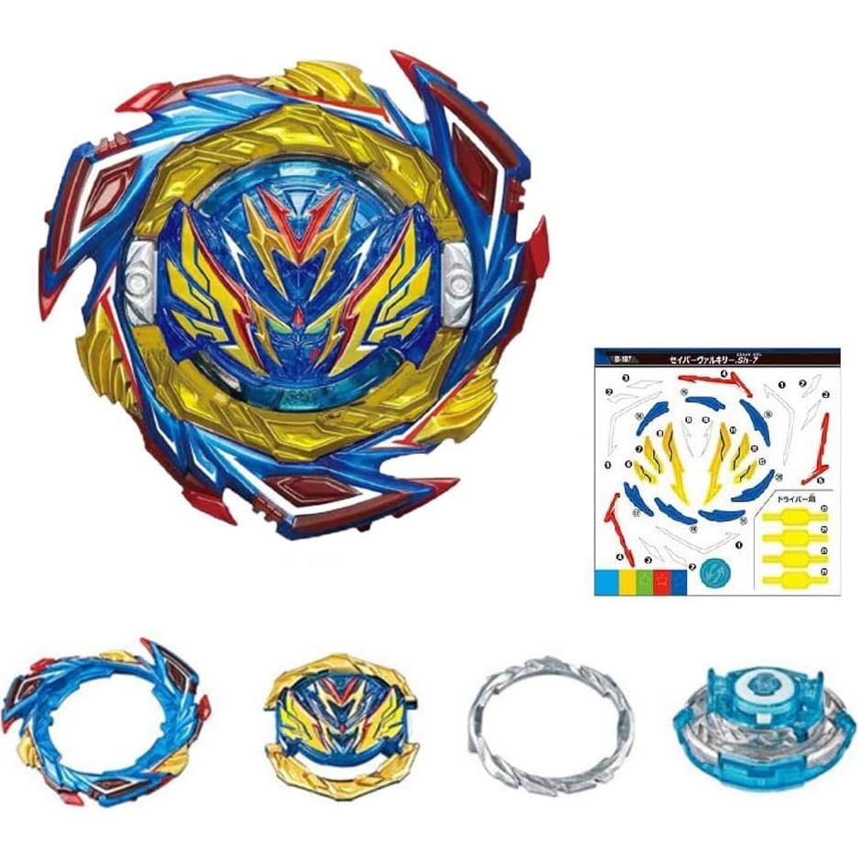 Konikiwa Bey Conjunto Lanzador de Cuerda Batalla B-187 - Azul