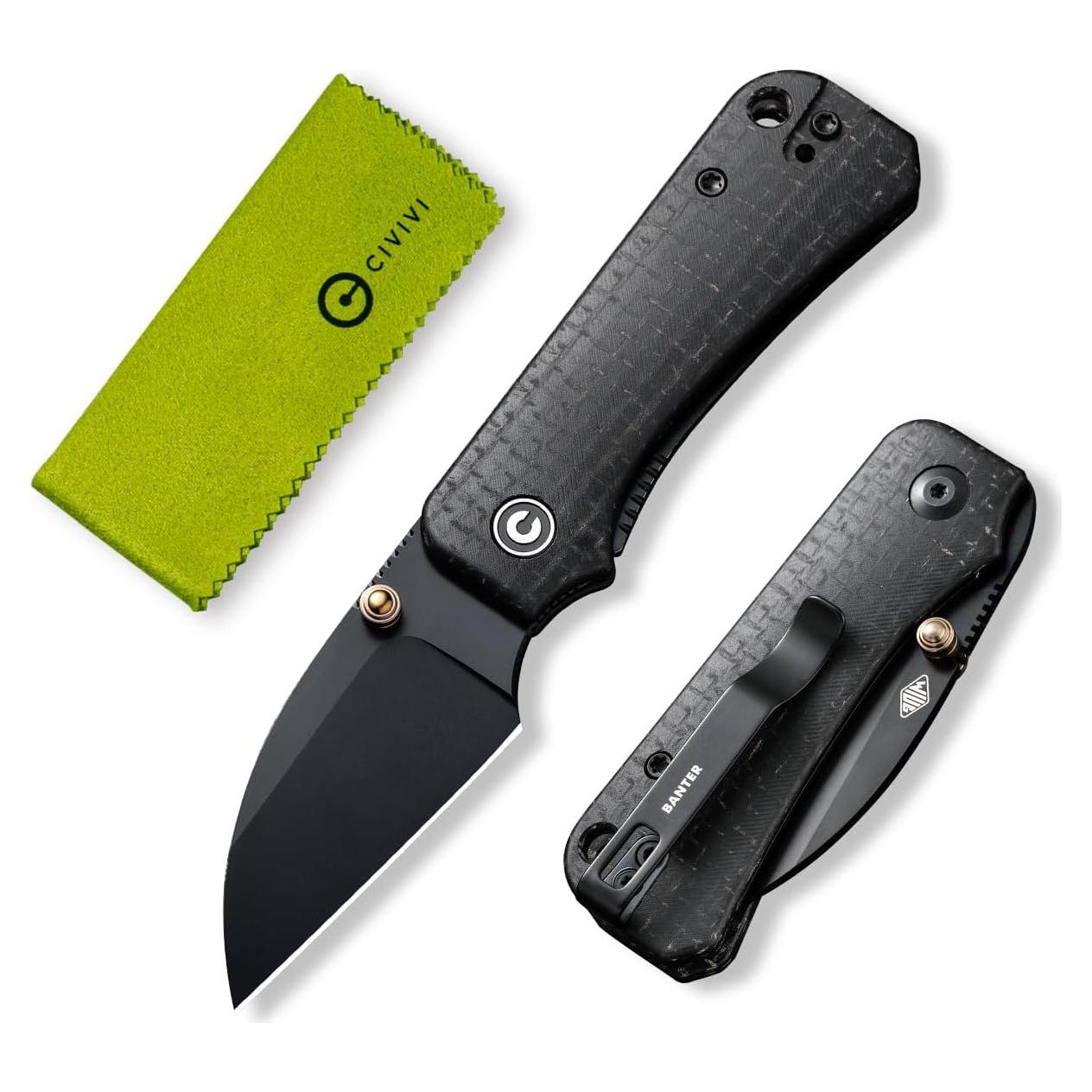 Cuchillo Plegable CIVIVI Baby Banter 6.04 cm Nitro-V Micarta