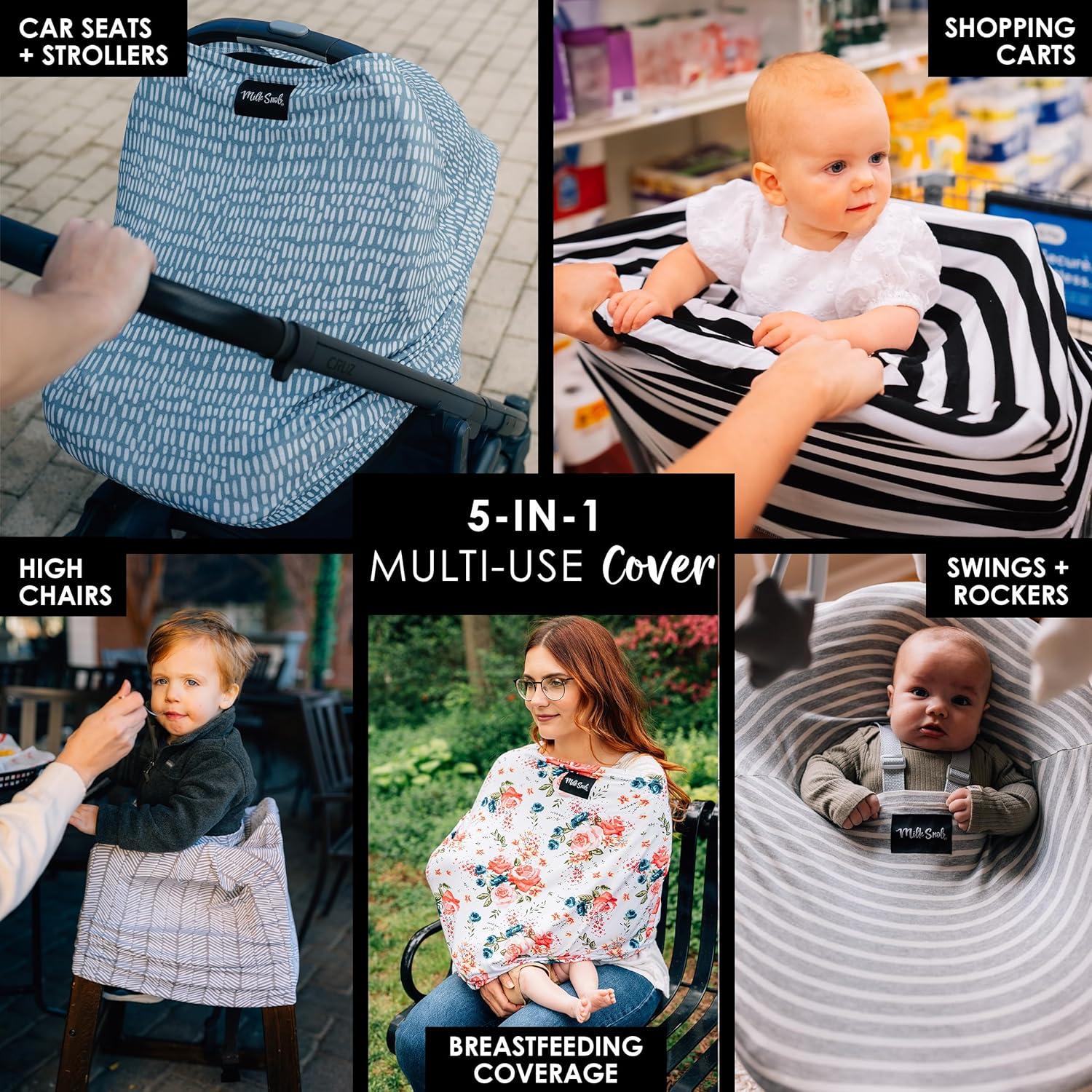 Cubierta de Lactancia 5-en-1 Milk Snob Beck - Tela Premium