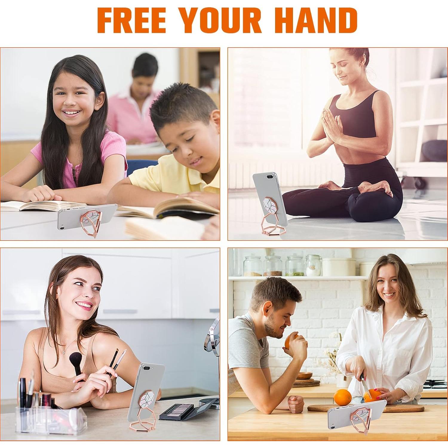 Soporte para teléfono móvil Cobee, anillo plegable 360°