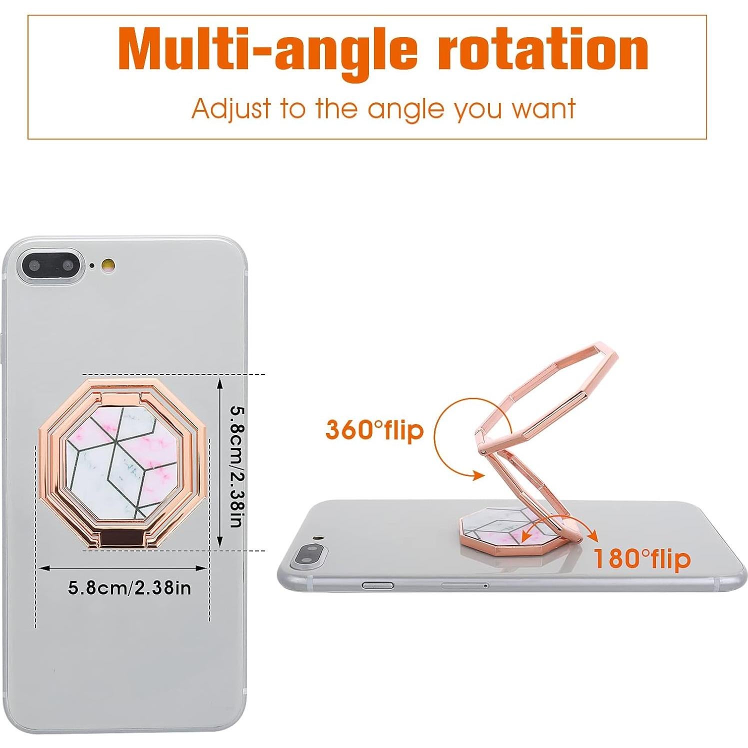 Soporte para teléfono móvil Cobee, anillo plegable 360°