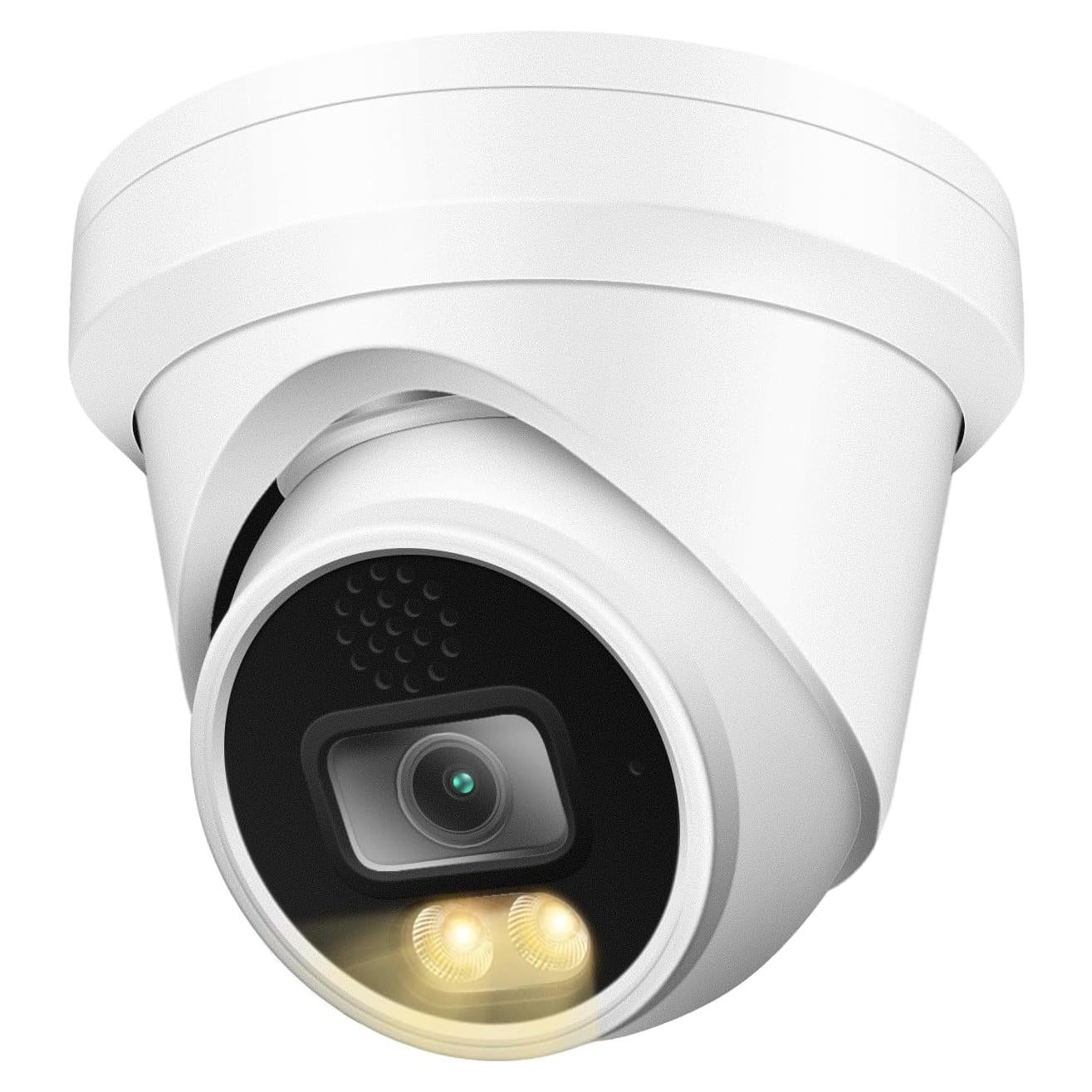 Cámara IP Turret Dome 6MP ColorVu PoE con Micrófono IP67