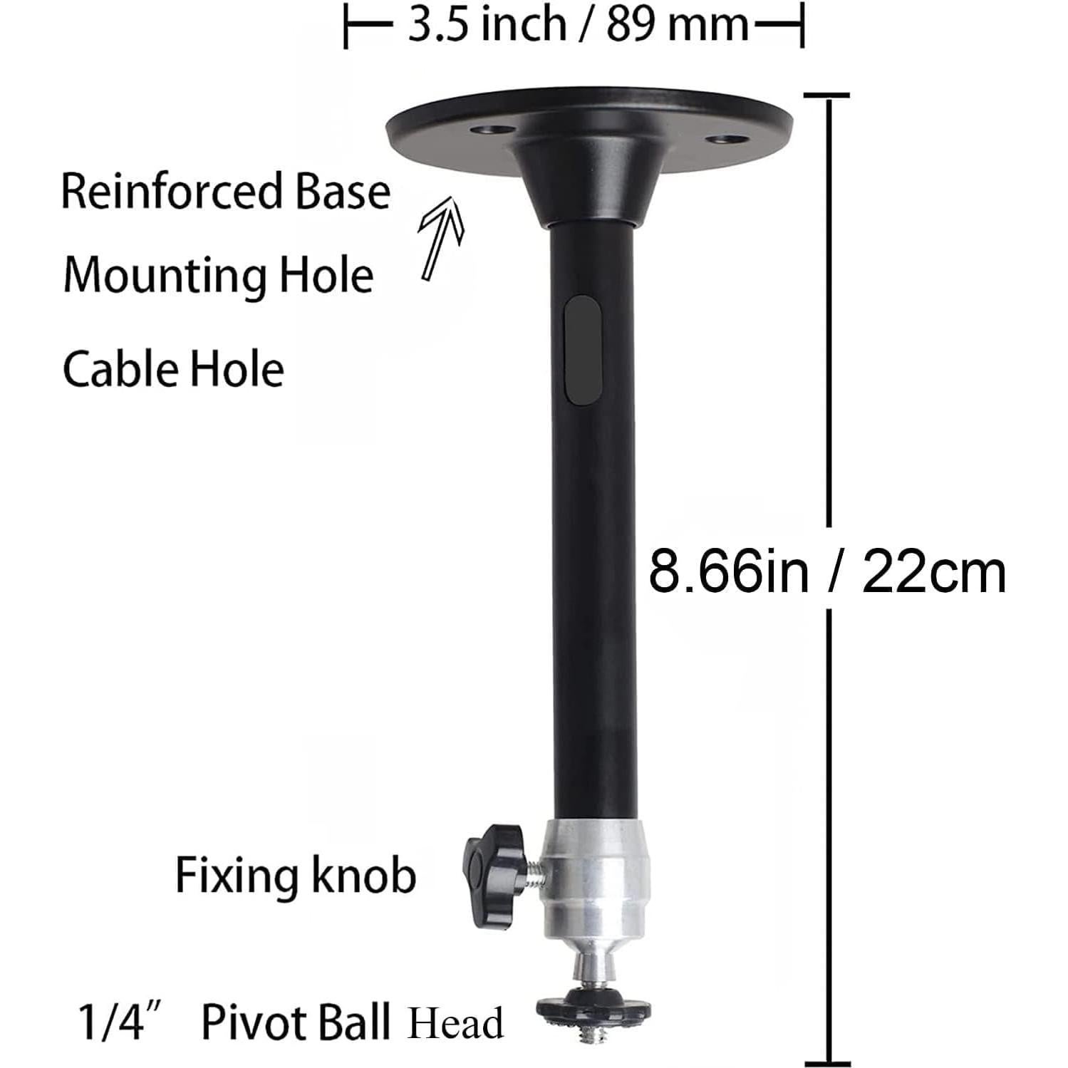 Soporte de Proyector Mini 2-Be-Best Ajustable 22cm Negro