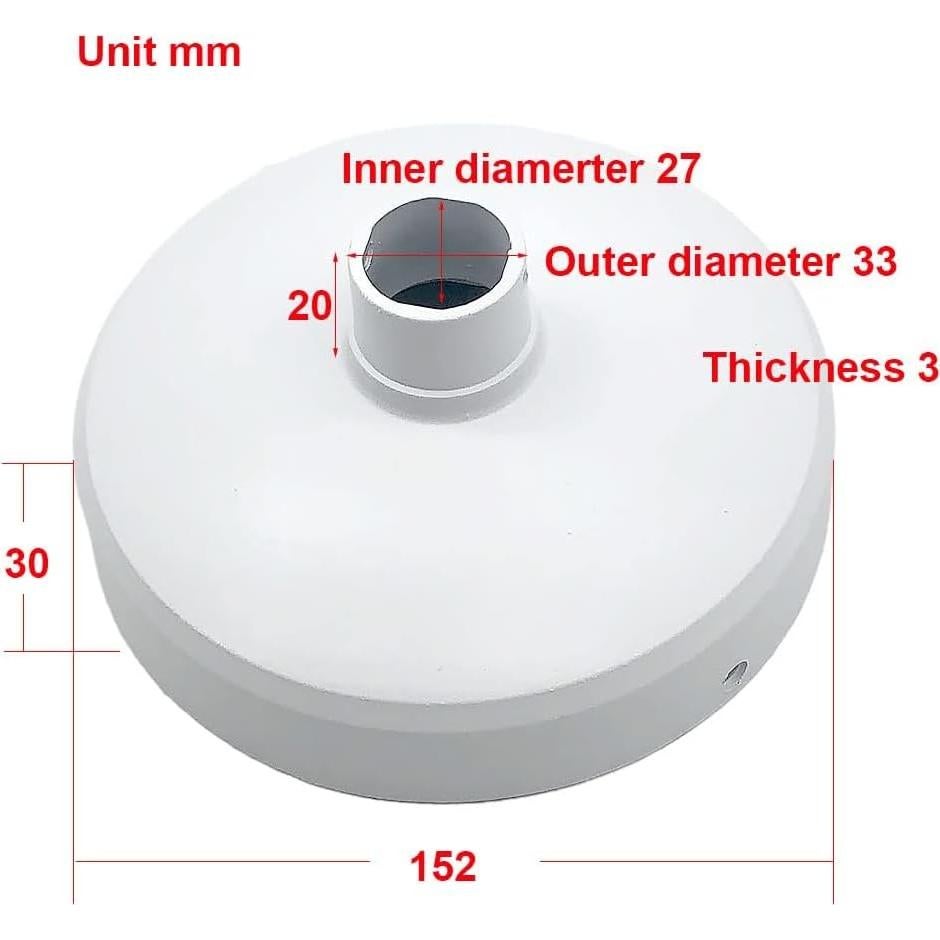 Soporte de Pared para Cámara de Seguridad CTXSumTec 25x10x3cm