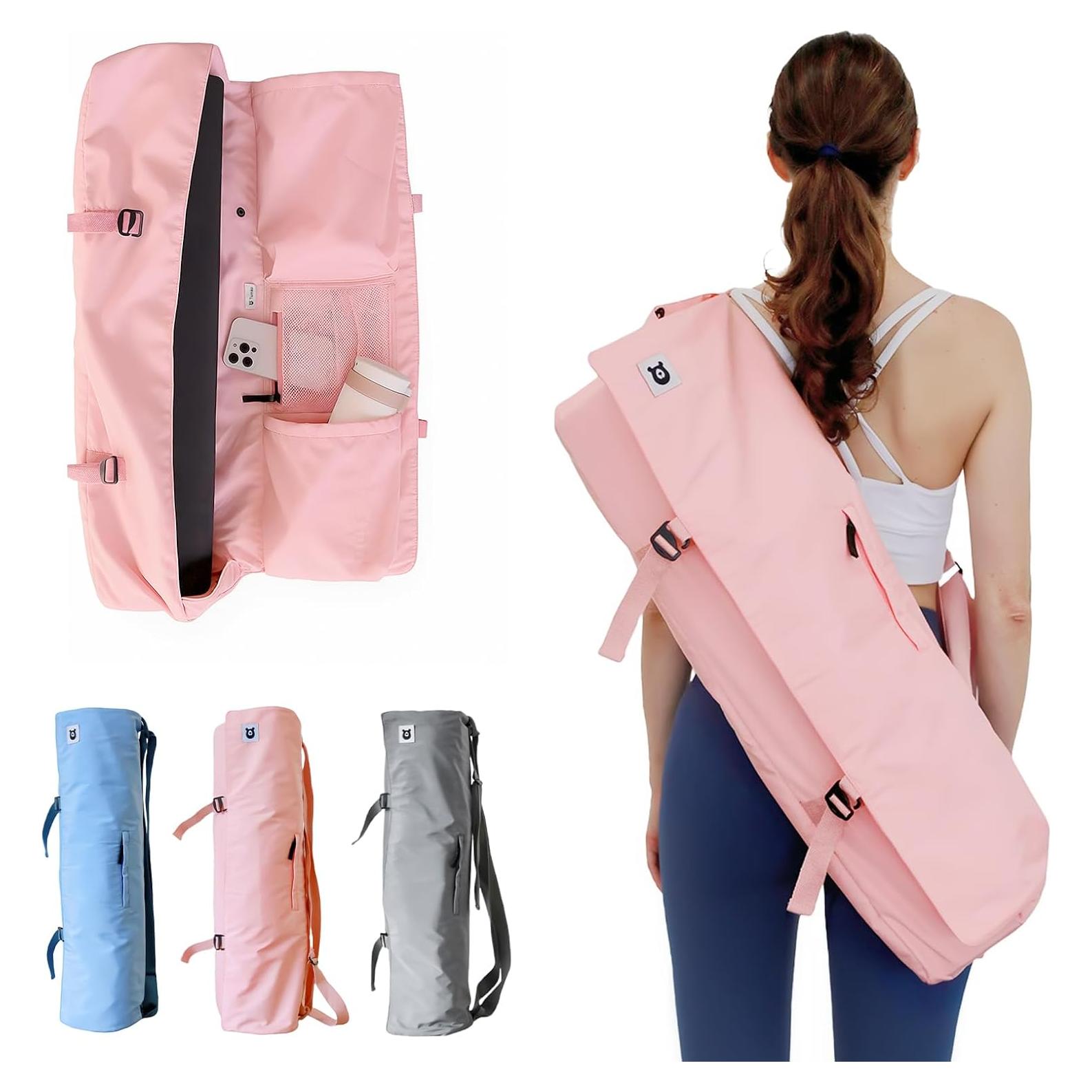 Bolsa de Mat de Yoga Tumaz Yb | Correa Ajustable y 3 Bolsillos