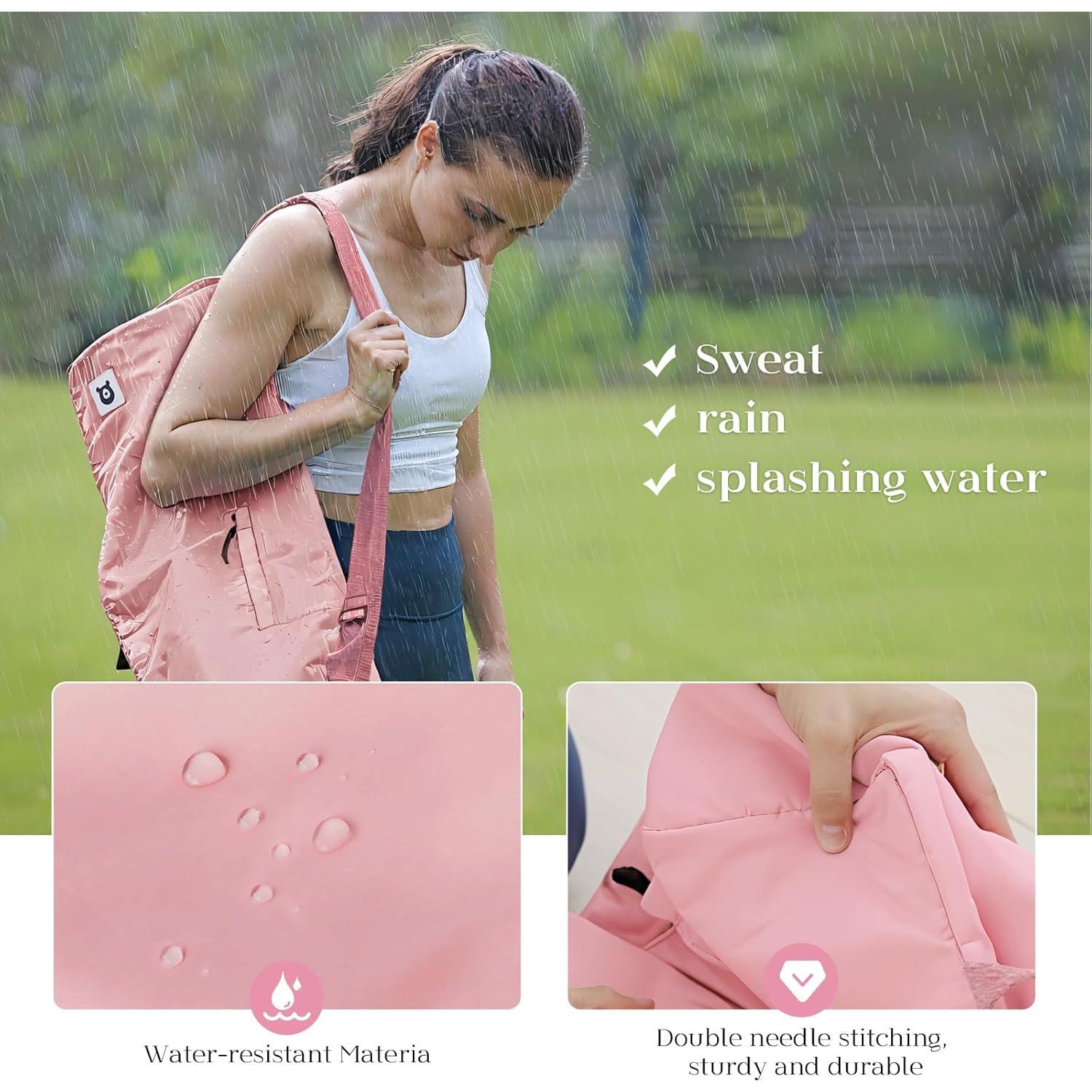 Bolsa de Mat de Yoga Tumaz Yb | Correa Ajustable y 3 Bolsillos