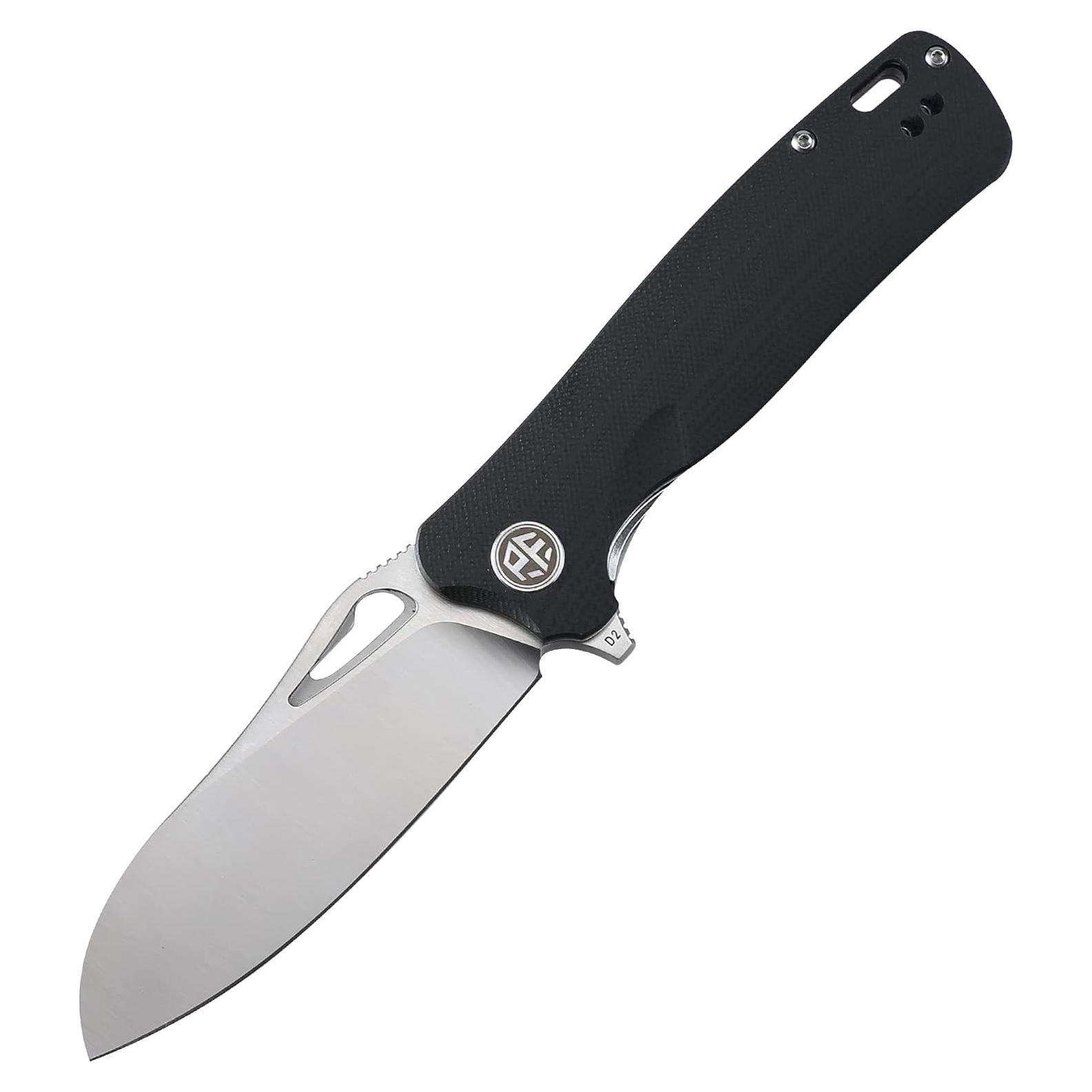 Cuchillo Plegable EDC Pez Petrificado PF868, 20.32 cm, D2
