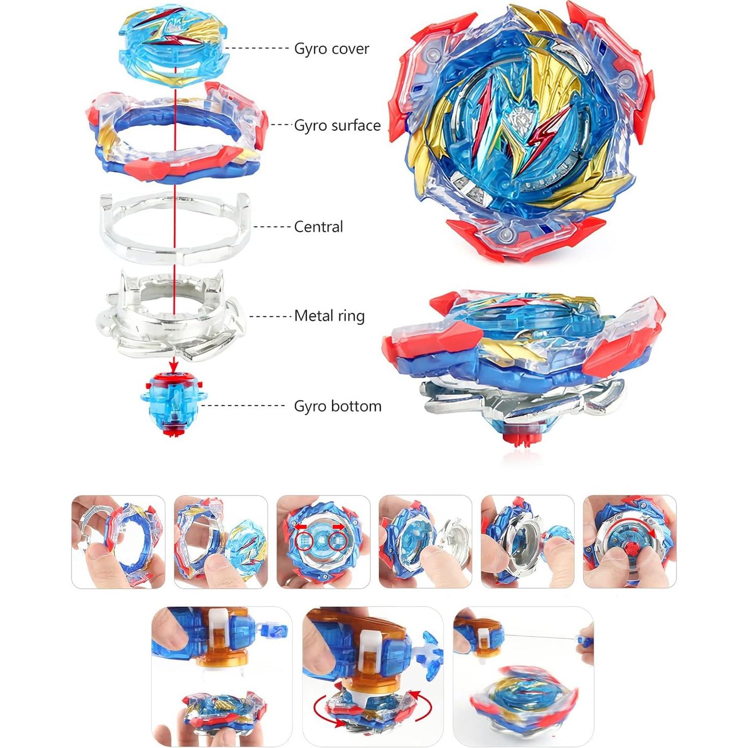 Beyblade Burst Pro B-193 Ultimate Valkyrie con Lanzador