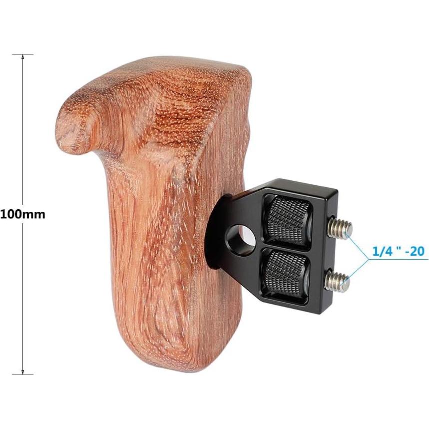 Agarre de Madera Bubinga CAMVATE para Jaula de Cámara DSLR