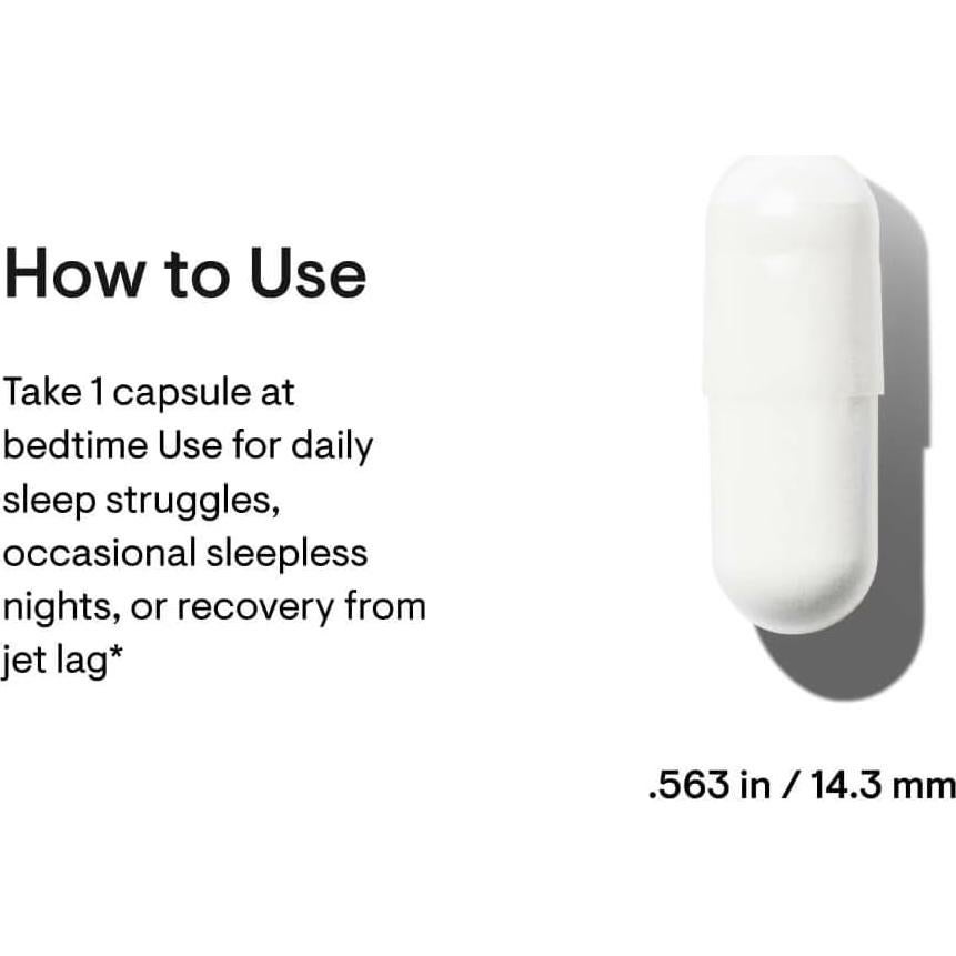 Melatonina Thorne 3mg - Sueño Reparador 60 Cápsulas