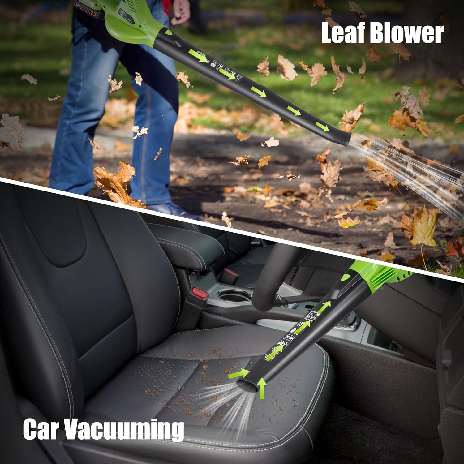 Soplador de Hojas Cub Tik RF0005 Inalámbrico 2 Baterías 20V