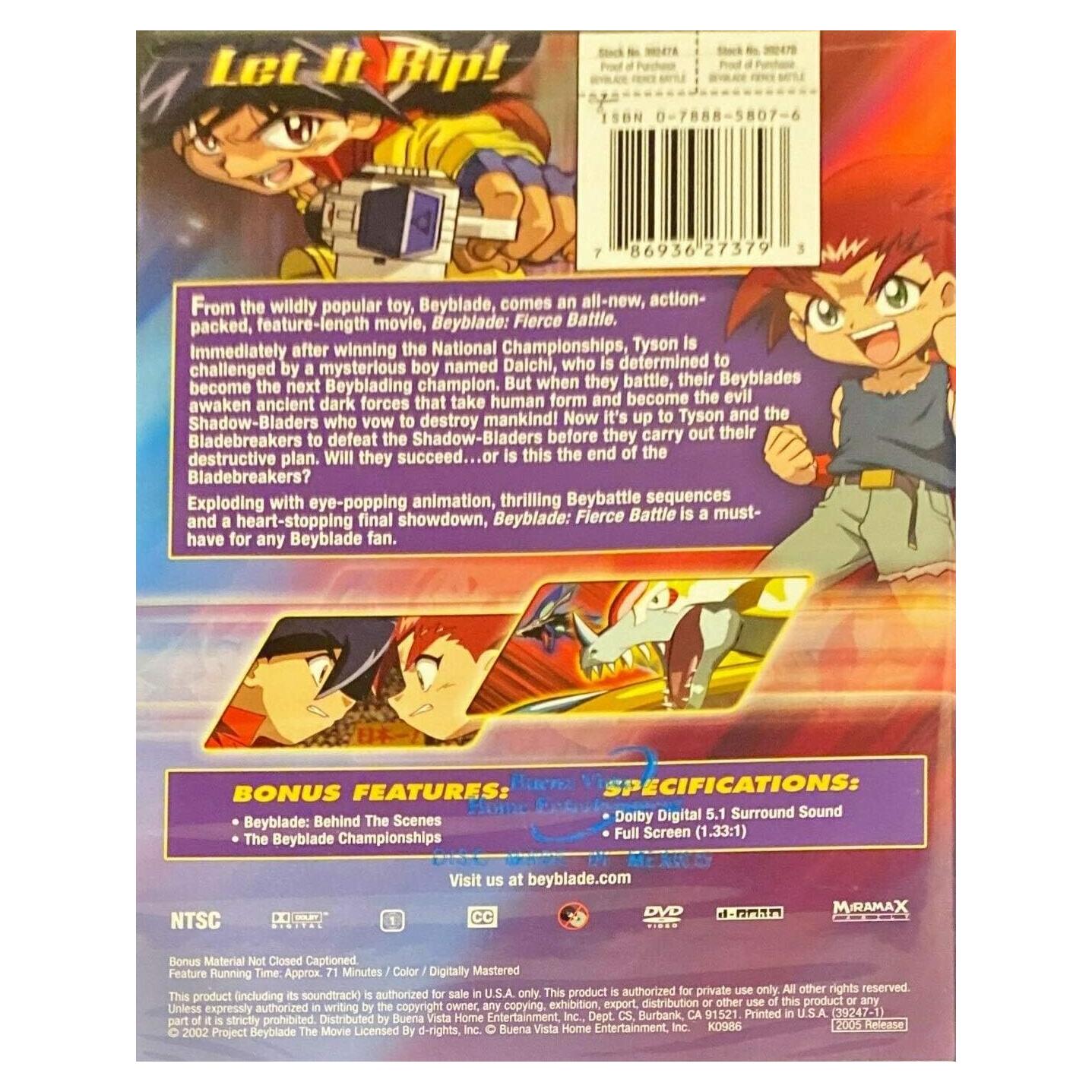 Película Beyblade Batalla Feroz Buena Vista 19x14x1 cm