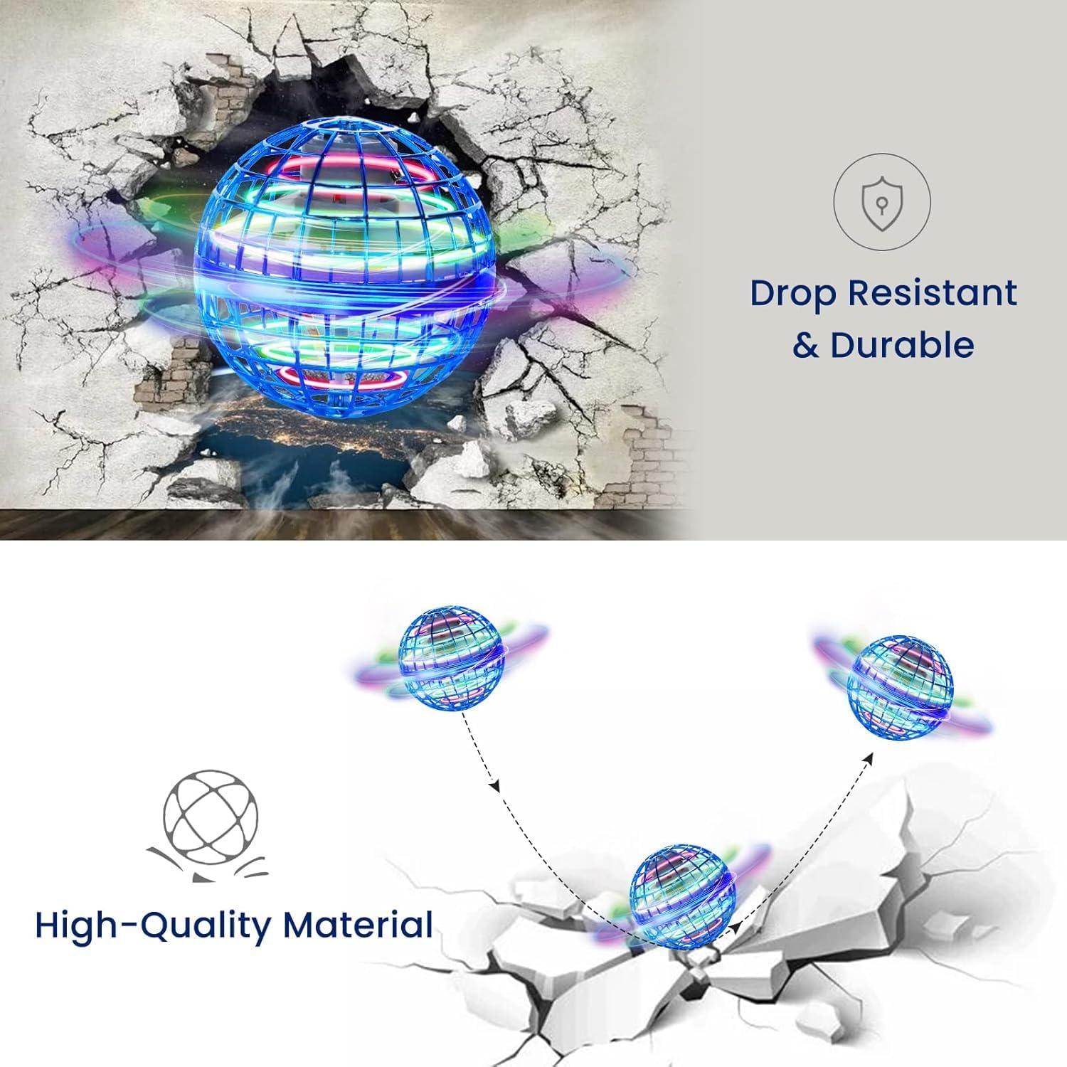Bola Voladora Cósmica OKPOW TSM006-B RGB USB Recargable