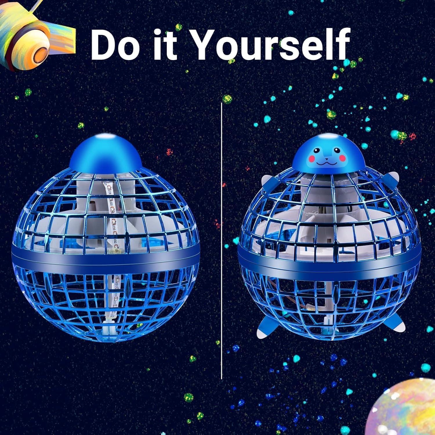 Bola Voladora Cósmica OKPOW TSM006-B RGB USB Recargable