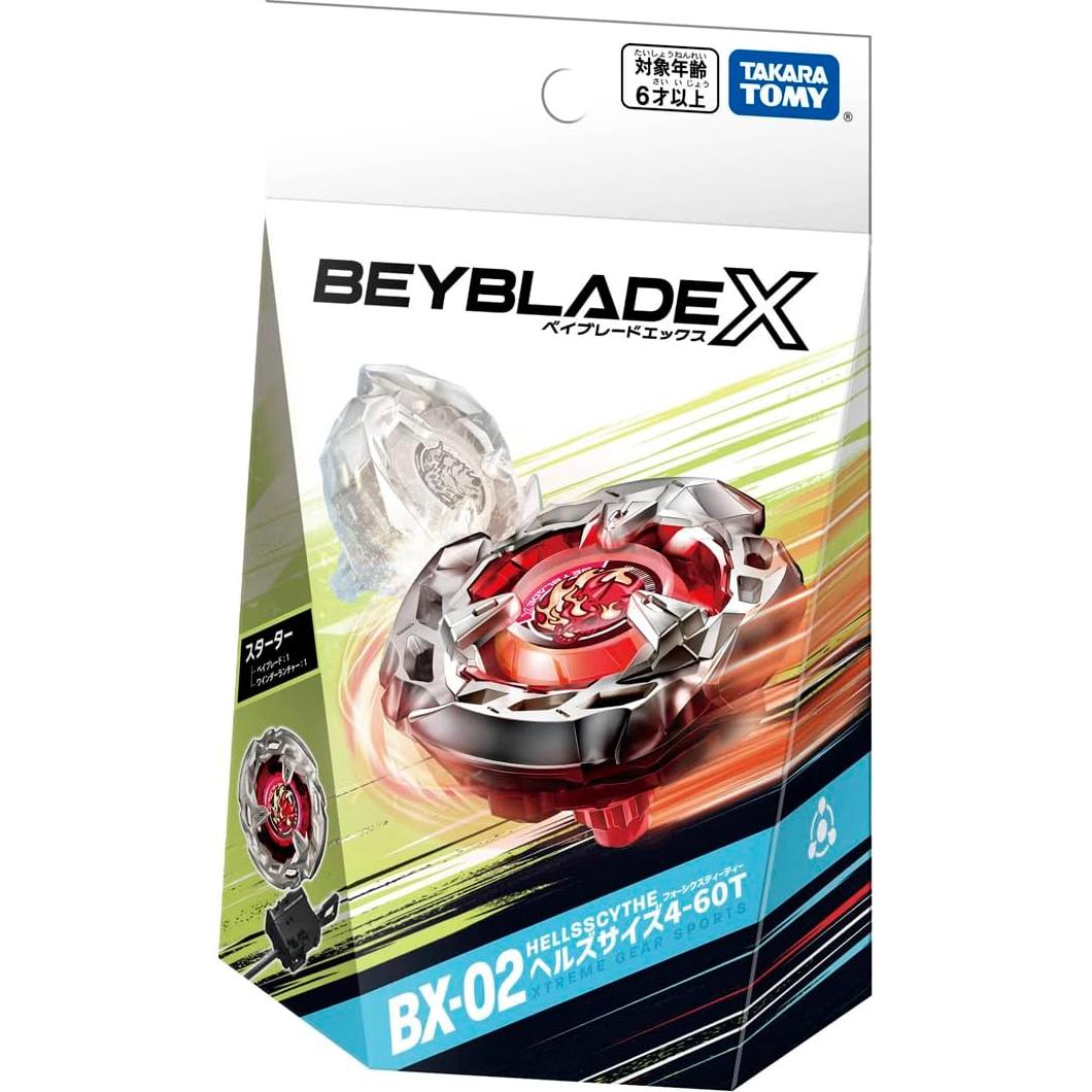 Beyblade X Takara Tomy BX-02 Starter con Lanzador