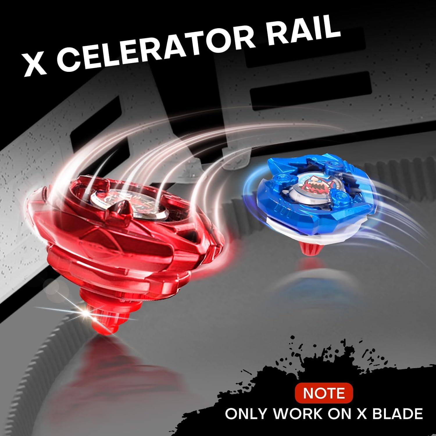 Set Bey X de Batalla con 4 Tops y 2 Lanzadores