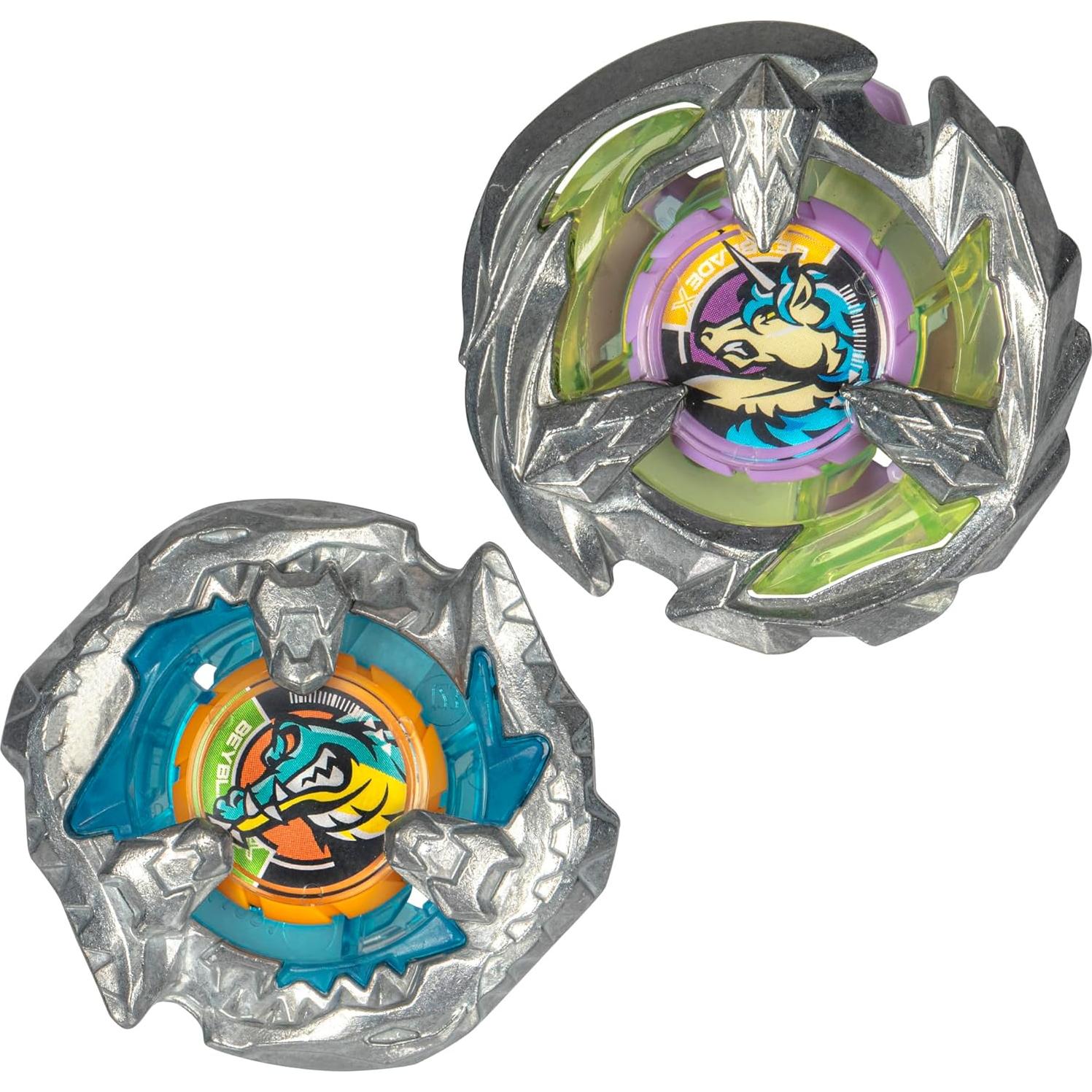 Set Beyblade X Bite Croc y Sting Unicorn - 2 Tops de Batalla