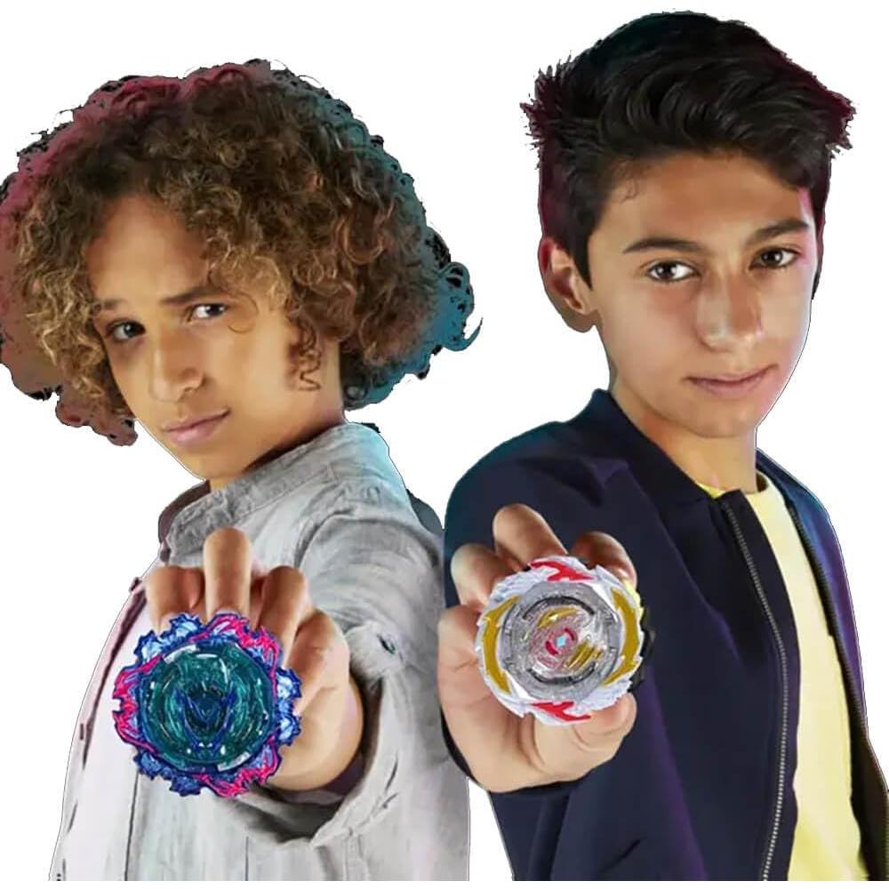 Beyblade Burst QuadStrike Doble Dragón Gambit y Aquiles