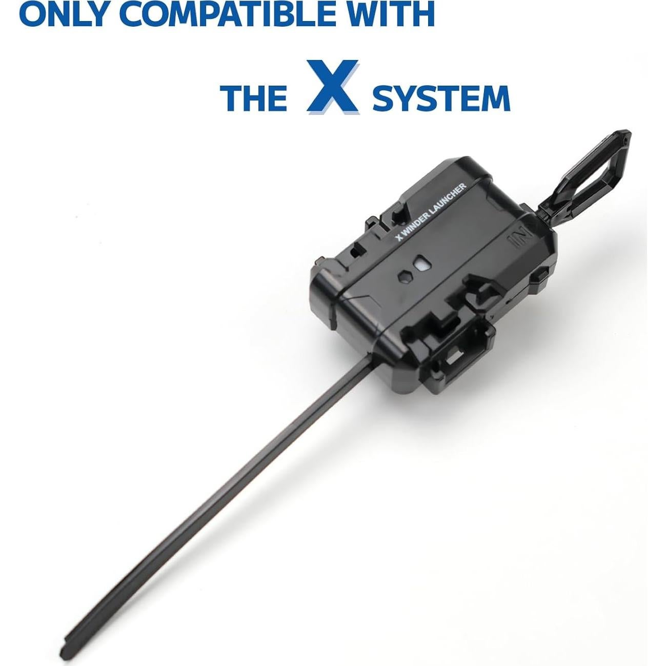 Paquete 2 Lanzadores Bey AIBREAY X2 Rojo y Negro para Batallas