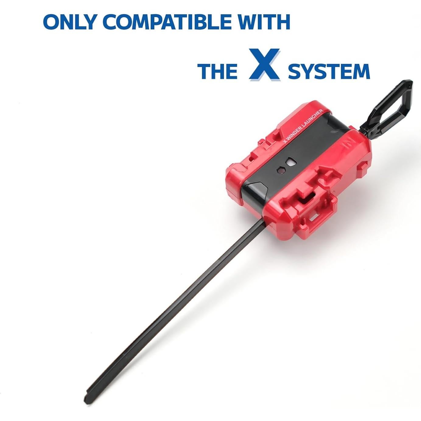 Paquete 2 Lanzadores Bey AIBREAY X2 Rojo y Negro para Batallas