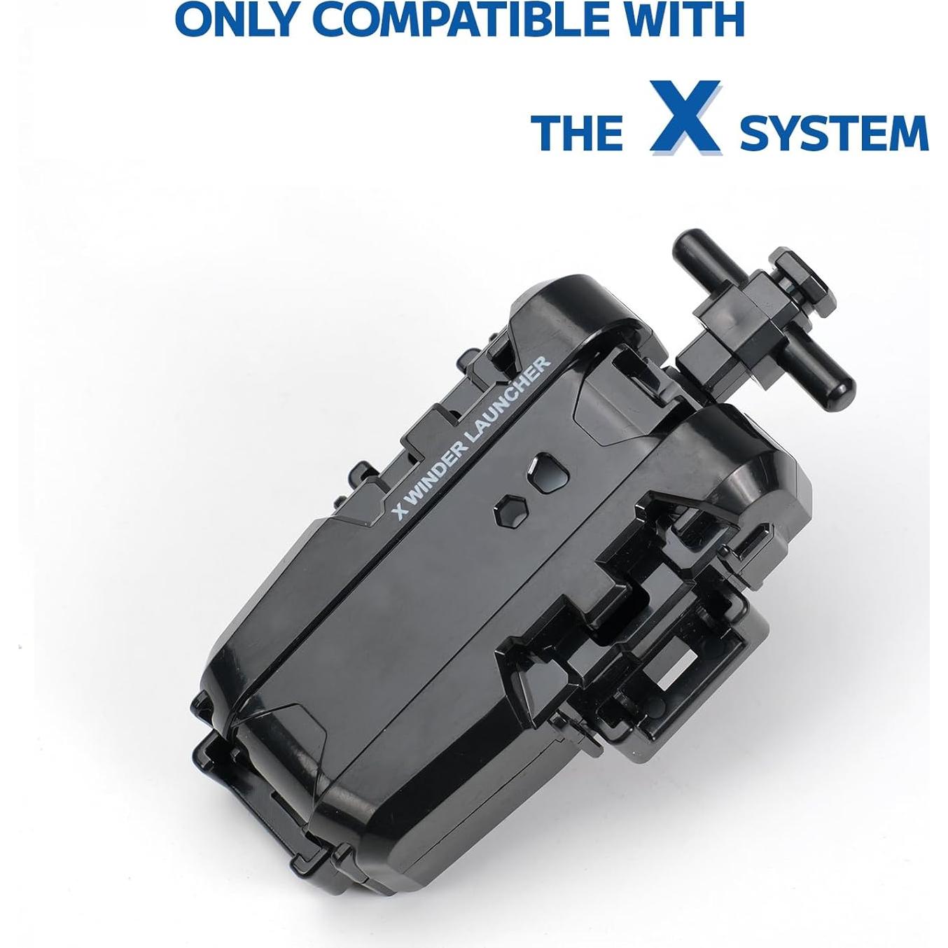 Paquete de 2 Lanzadores Bey X AIBREAY Rojo y Negro