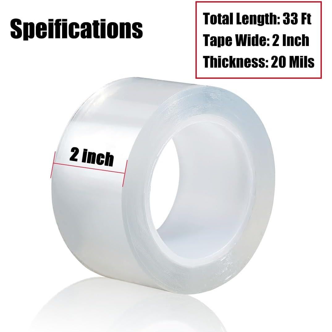 Cinta de Sellado de Ventanas Noabaco 5.08 cm x 10.06 m Transparente