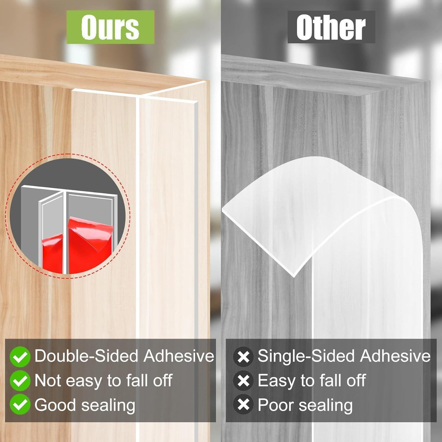 Tira de Sellado de Silicona DINGLIAN 3.05M Transparente