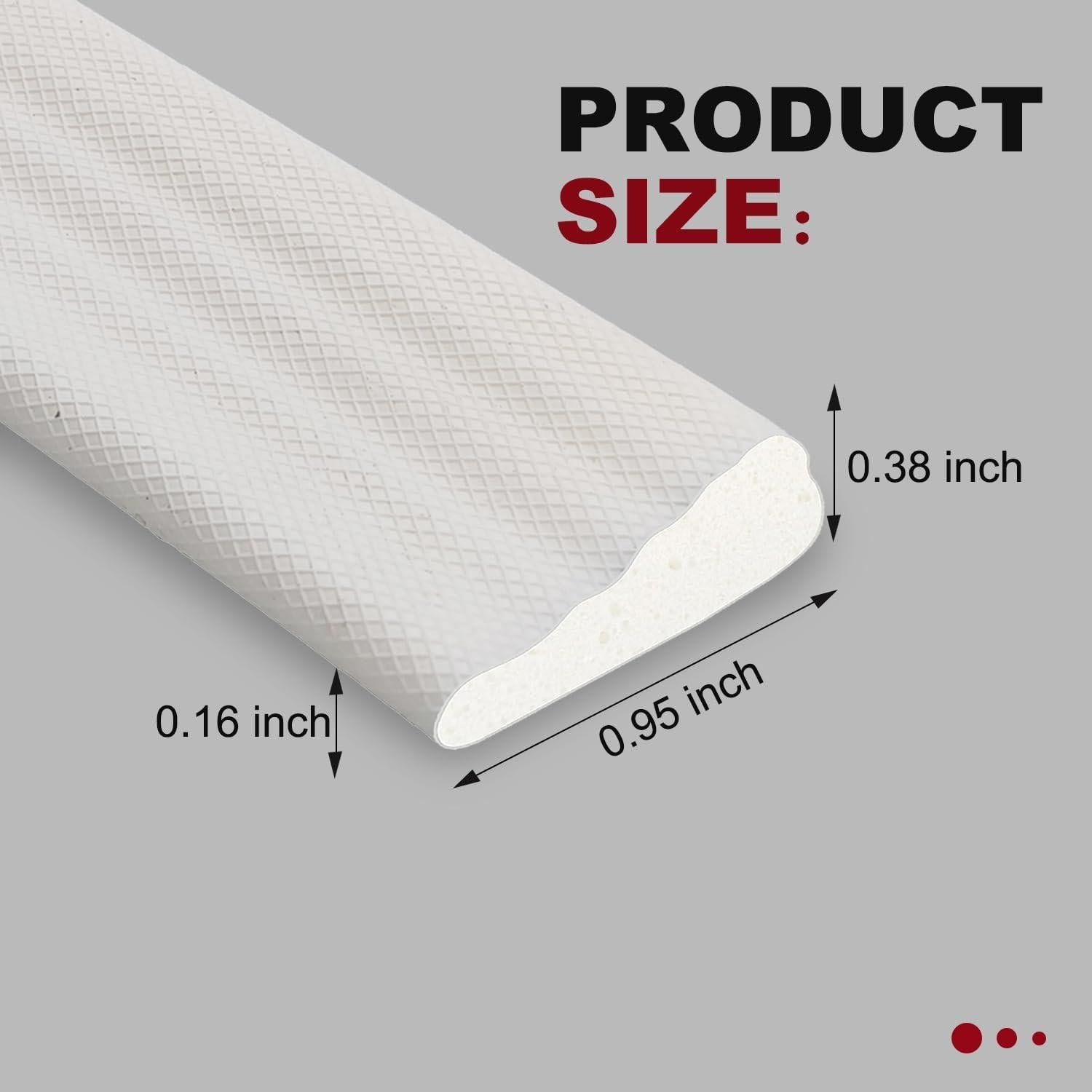 Tira de Sellado Insonorizante ZW 3m Blanca para Puertas