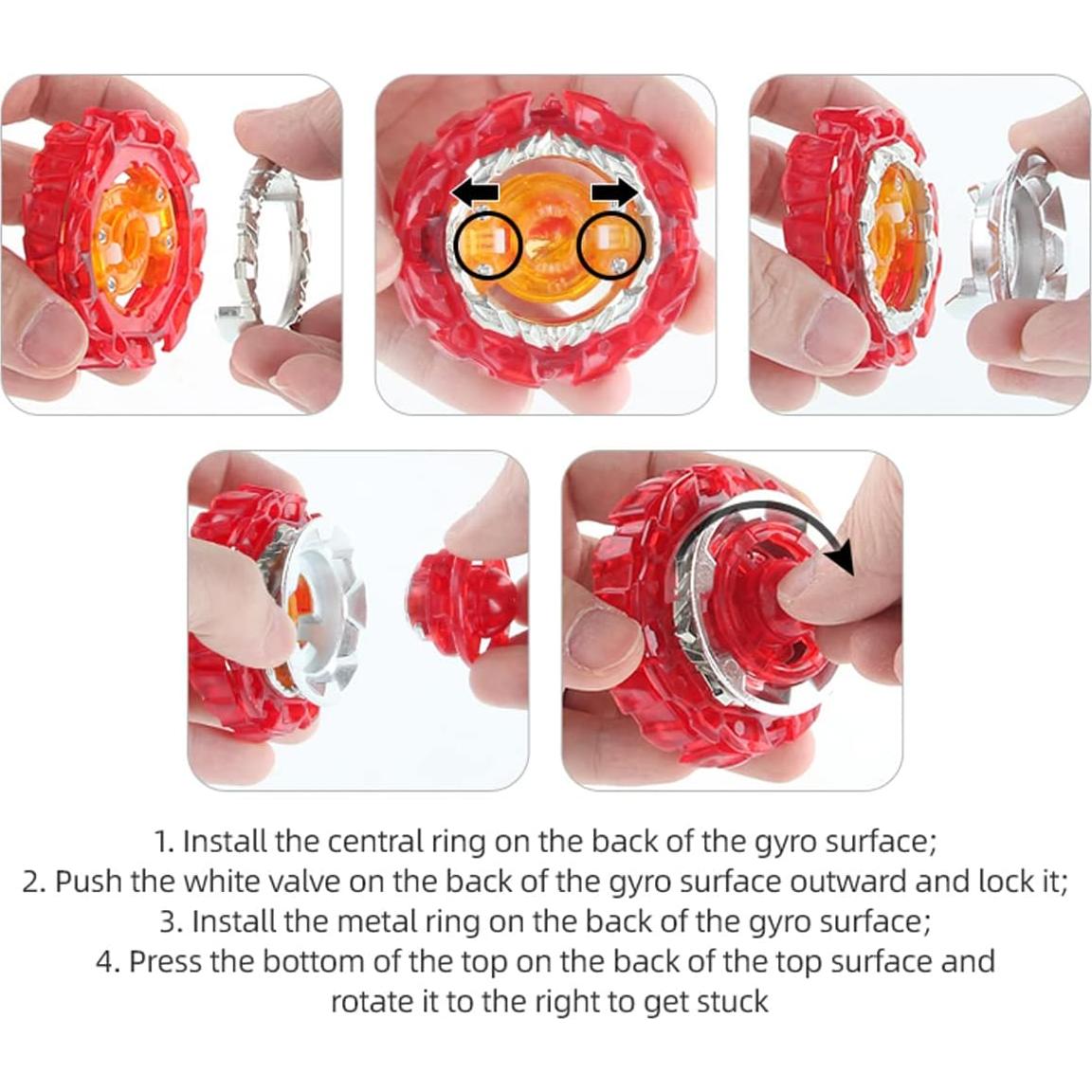 Trompo de Batalla EssTe B-191 Prominence Phoenix con Lanzador