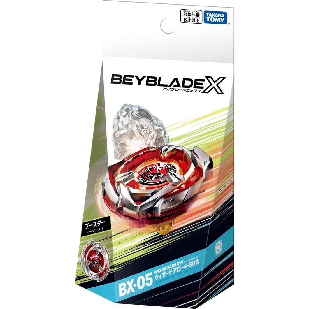Beyblade X Takara Tomy BX-05 Wizard Arrow 4-80B