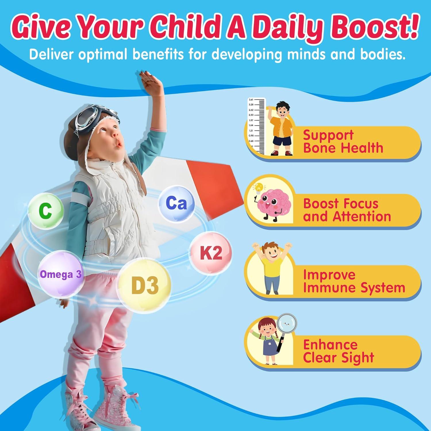 Gomitas Omega 3 para Niños NEVISS - Sin Sabor a Pescado