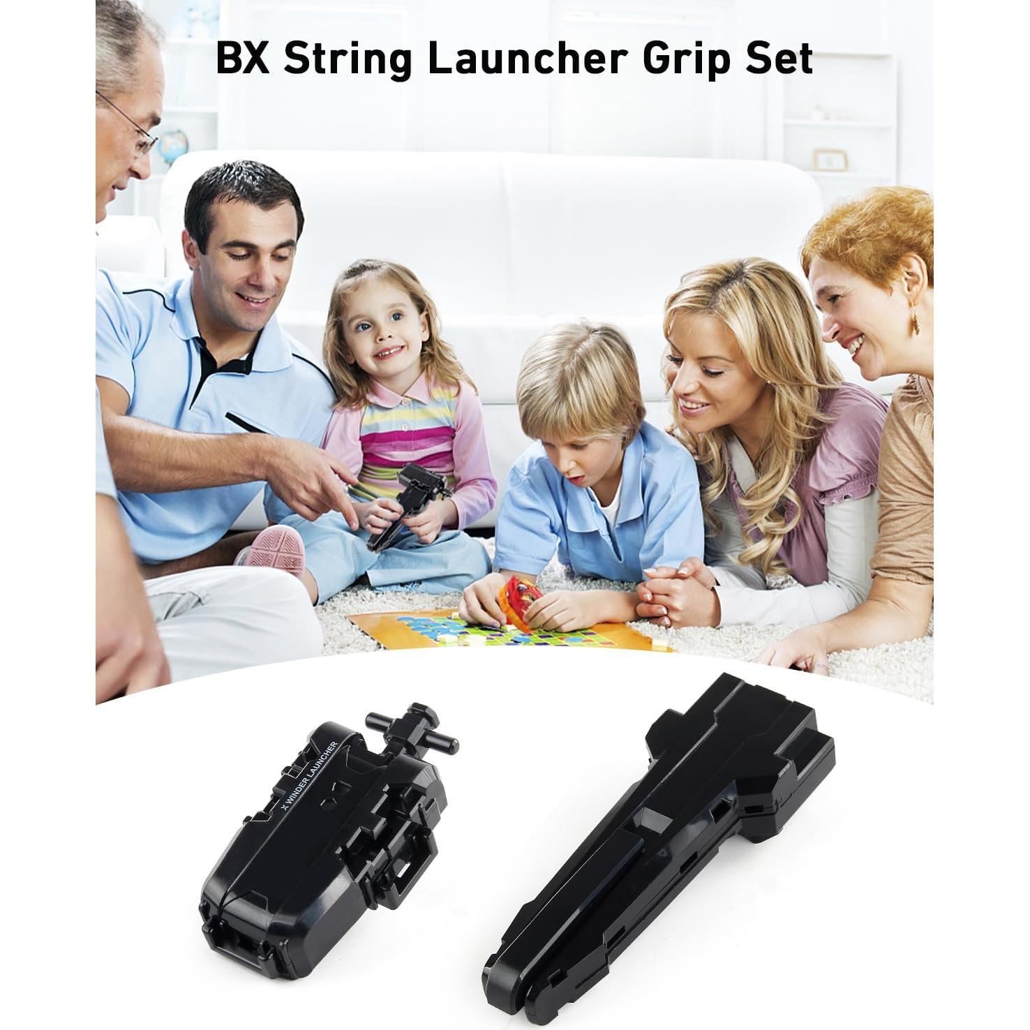 Lanzador Bey Blade Burst Desamvap BX Negro con Agarre