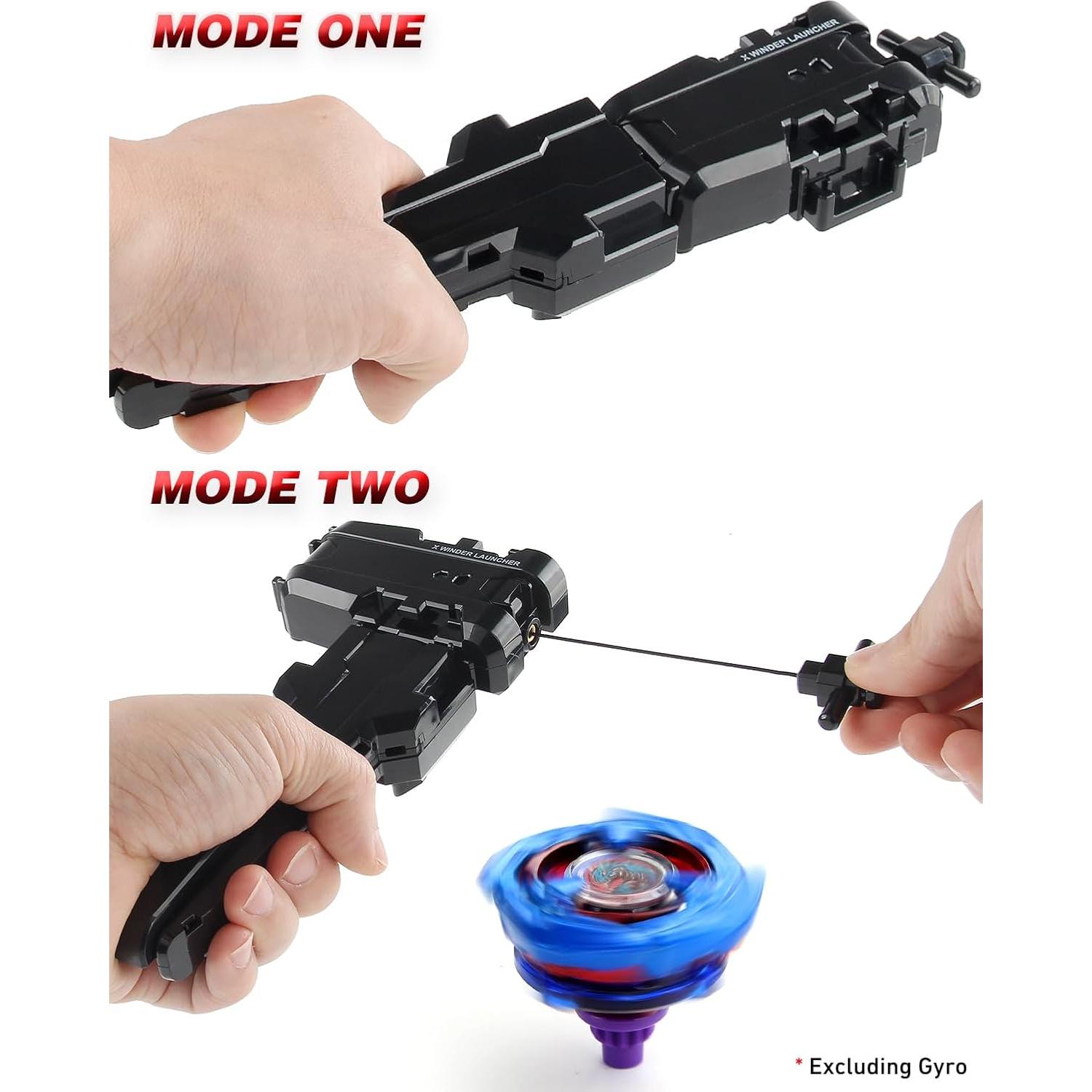 Lanzador Bey Blade Burst Desamvap BX Negro con Agarre