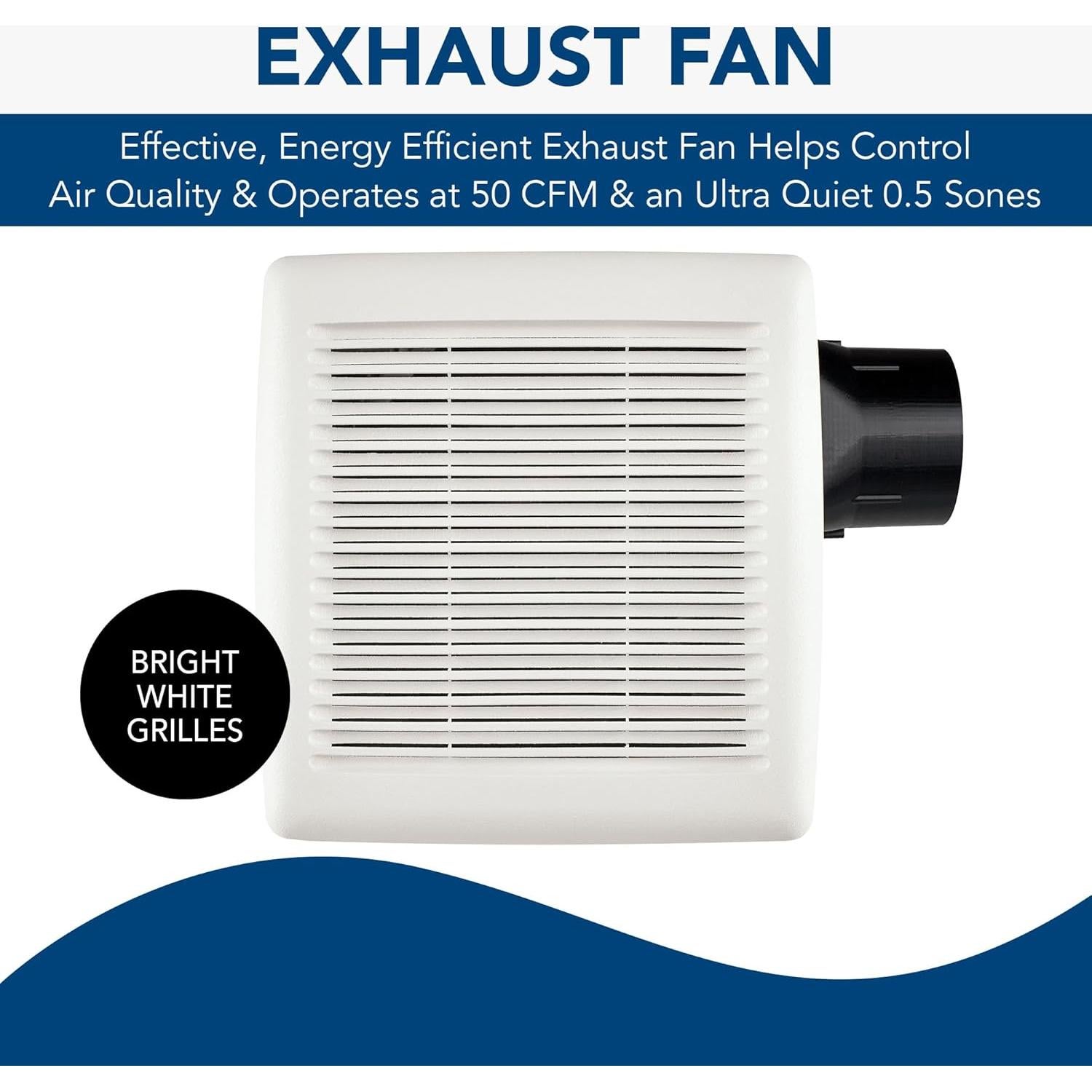 Ventilador de Escape para Baño Broan-NuTone AE50 50 CFM