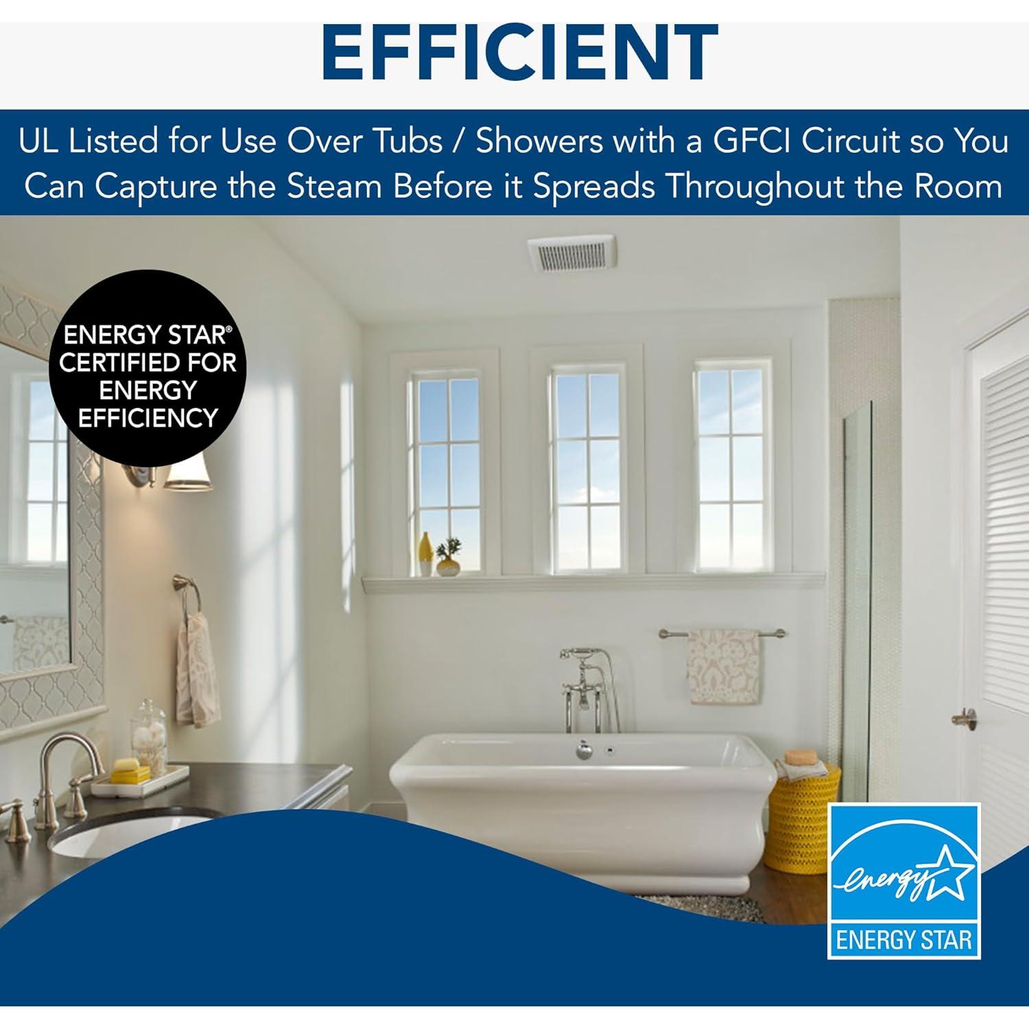 Ventilador de Escape para Baño Broan-NuTone AE50 50 CFM