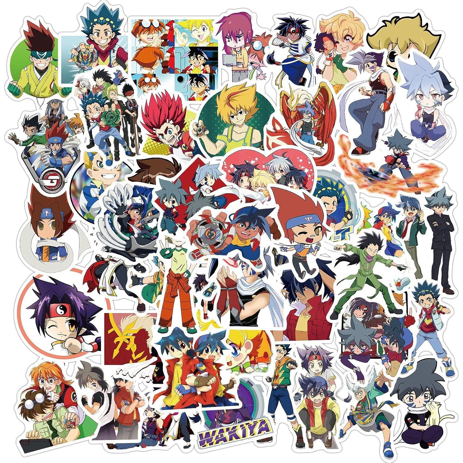 50 Stickers de Vinilo Impermeables YMMRSK Espadas Anime