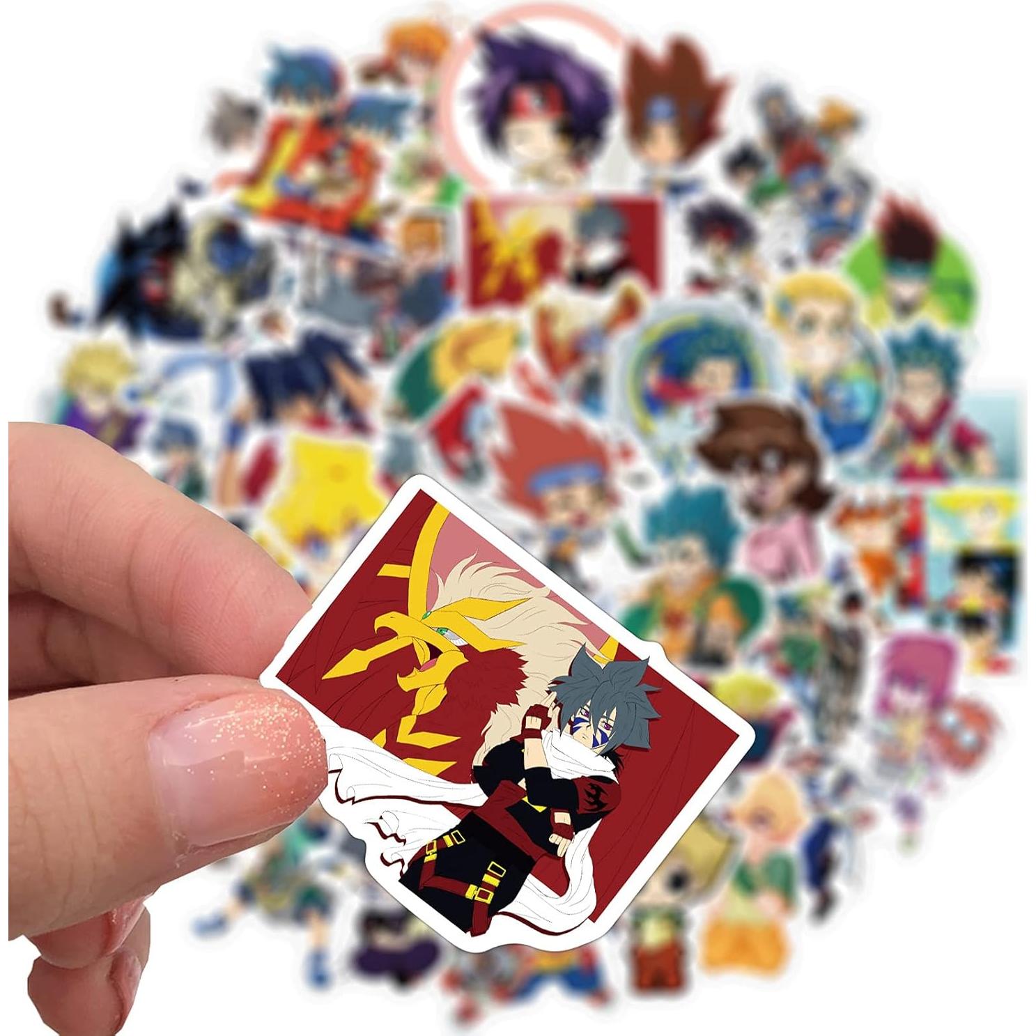 50 Stickers de Vinilo Impermeables YMMRSK Espadas Anime