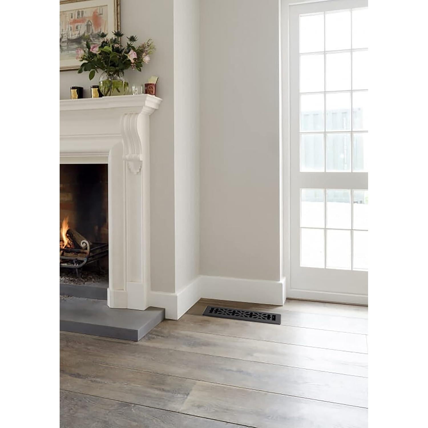 Rejilla de Piso Decor Grates AGH212-BLK, 5x30 cm, Negro Texturizado