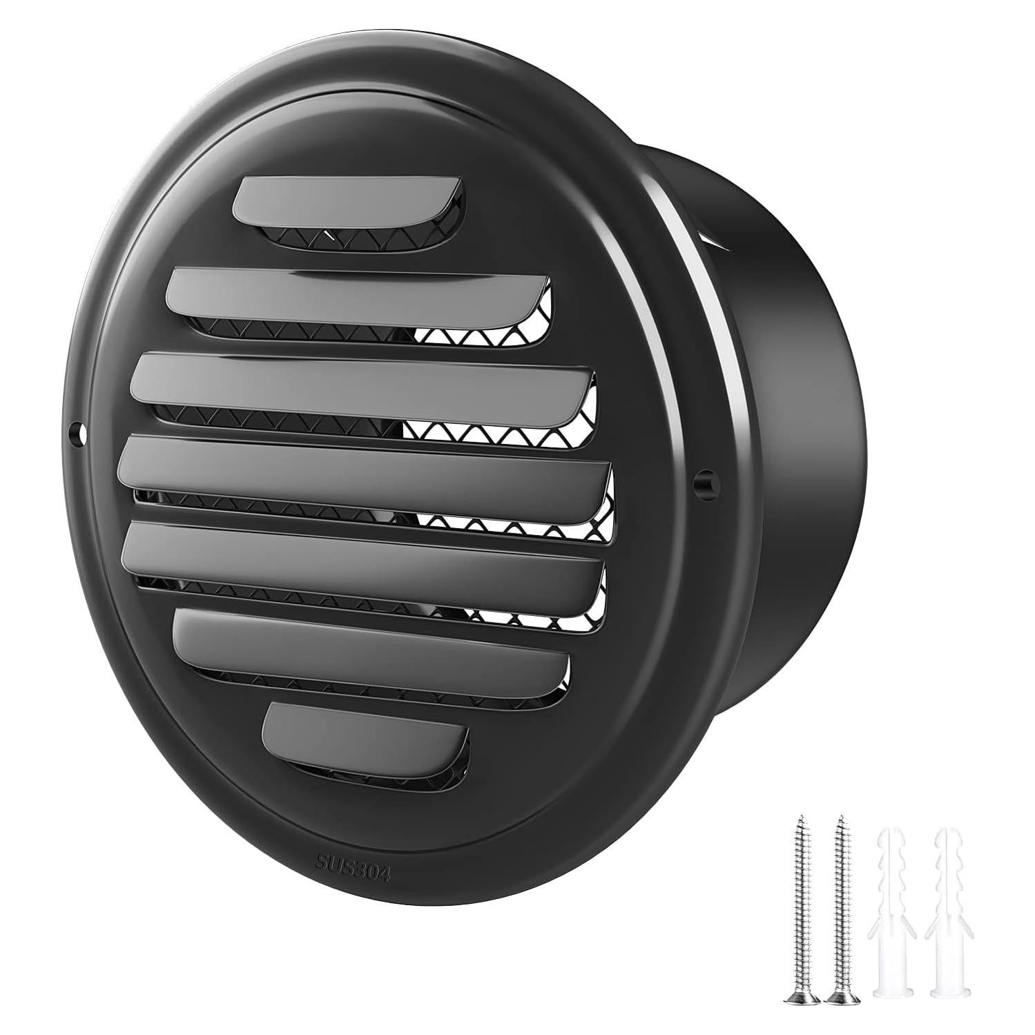 Cubierta de Ventilación de Aire PIIYOOSNN 3" Acero Inoxidable 304