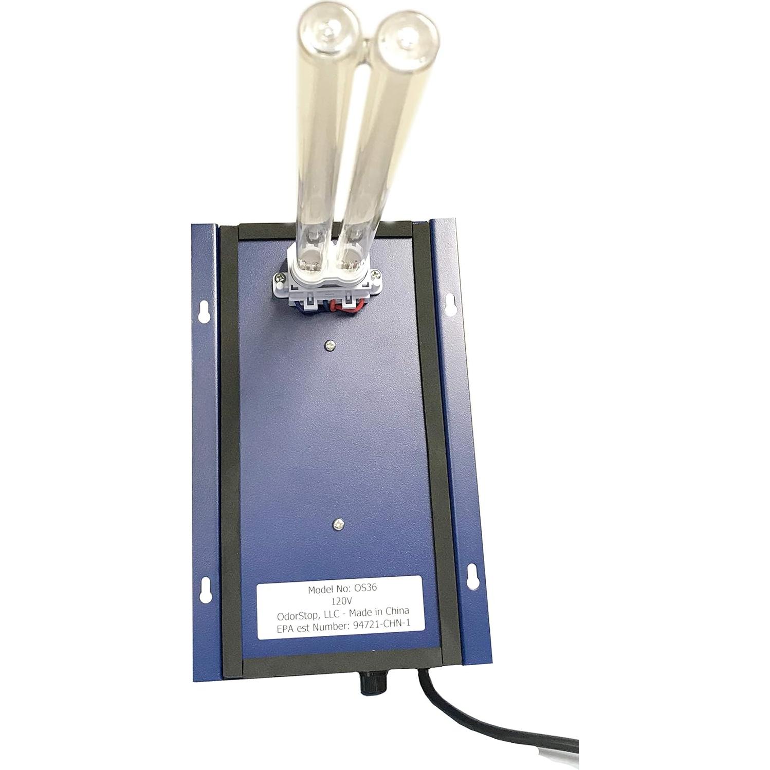 Purificador de Aire UV OdorStop OS36 36W para HVAC 464.5m²