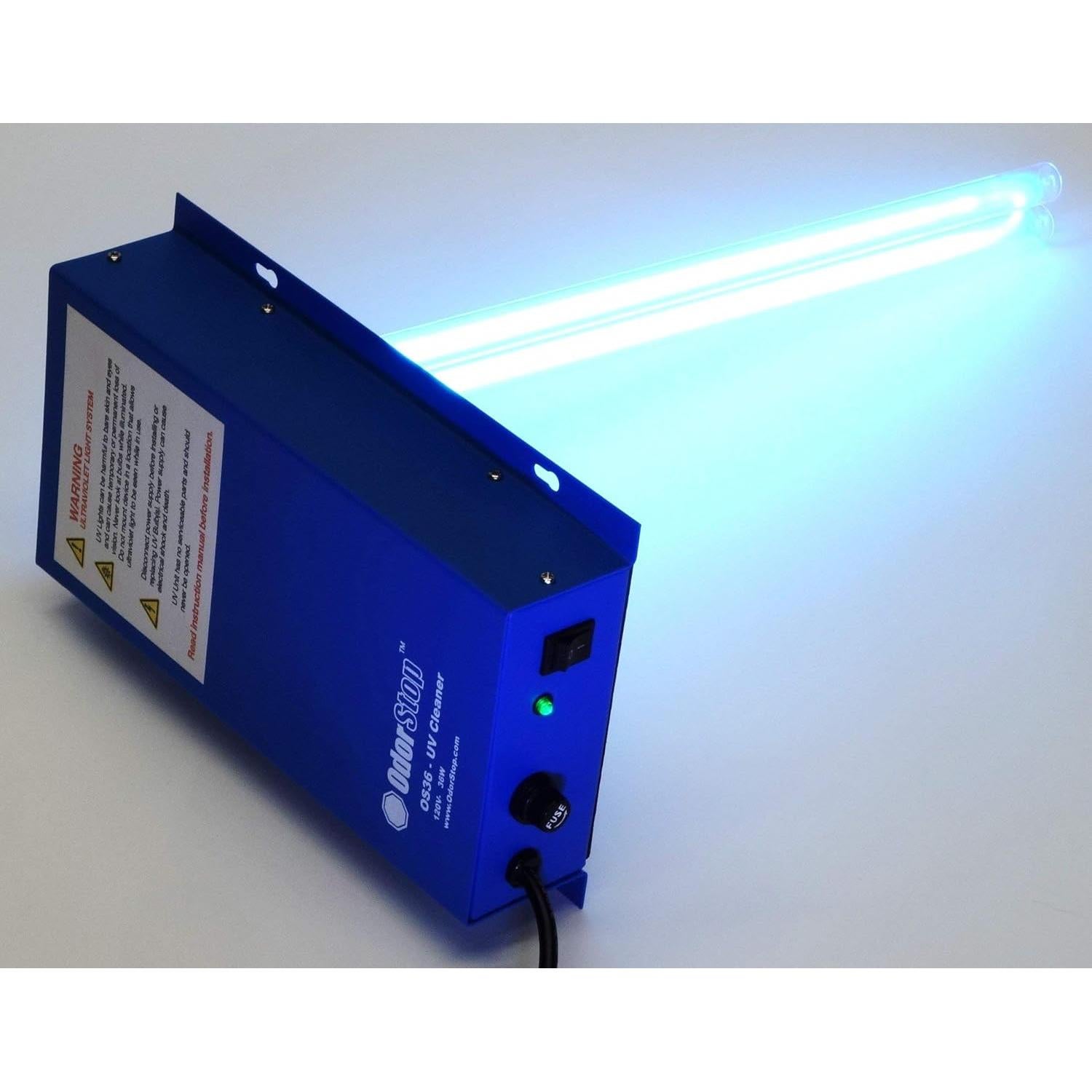 Purificador de Aire UV OdorStop OS36 36W para HVAC 464.5m²