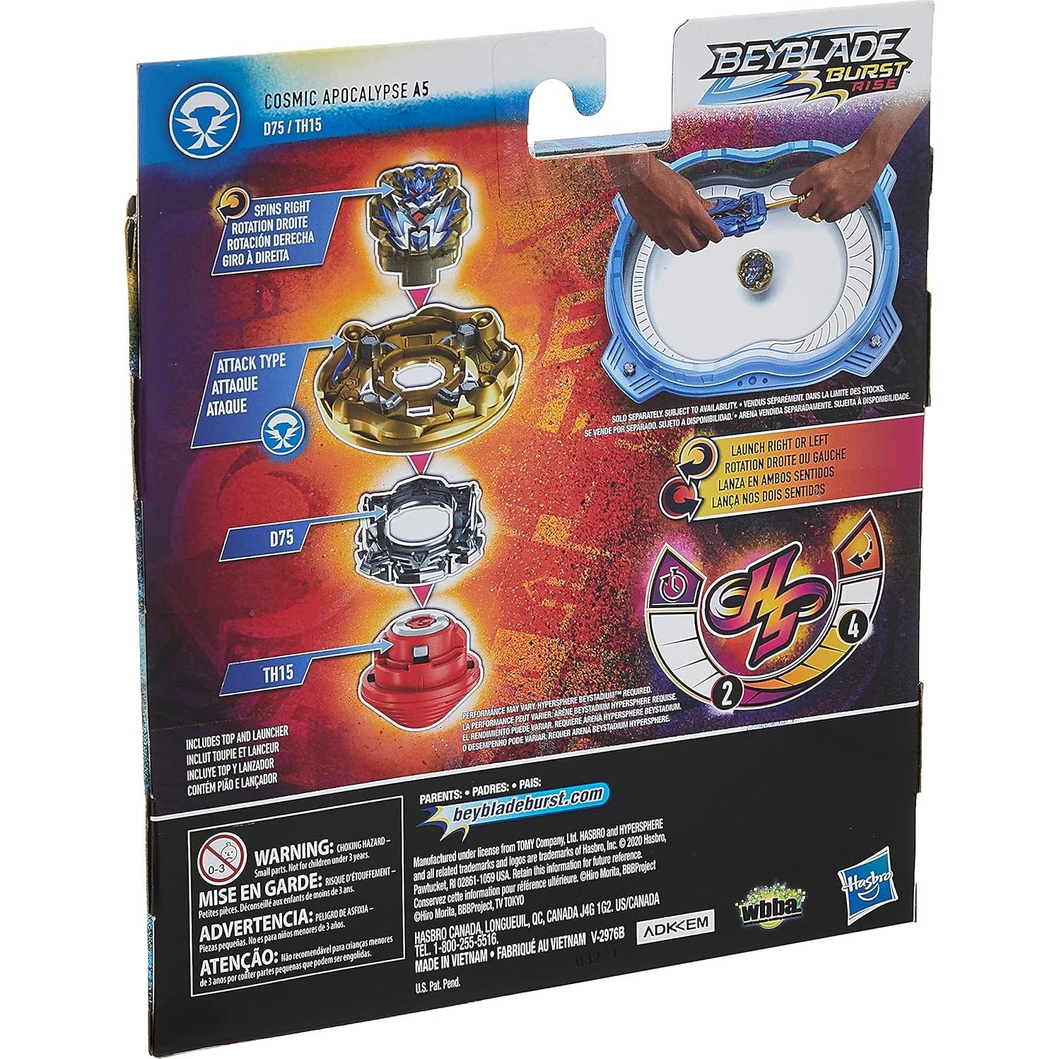 Conjunto Espada Apocalipsis Beyblade Burst Hypersphere