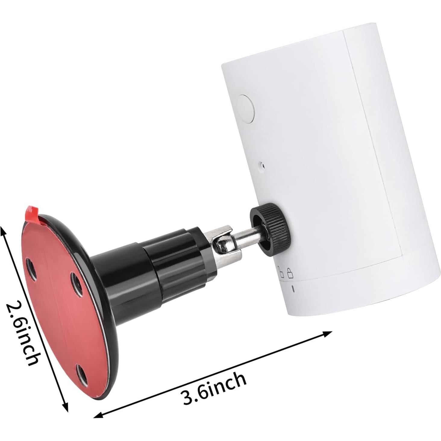 Soporte de Pared Adhesivo para Cámara Ring - 2 Paquetes, Negro