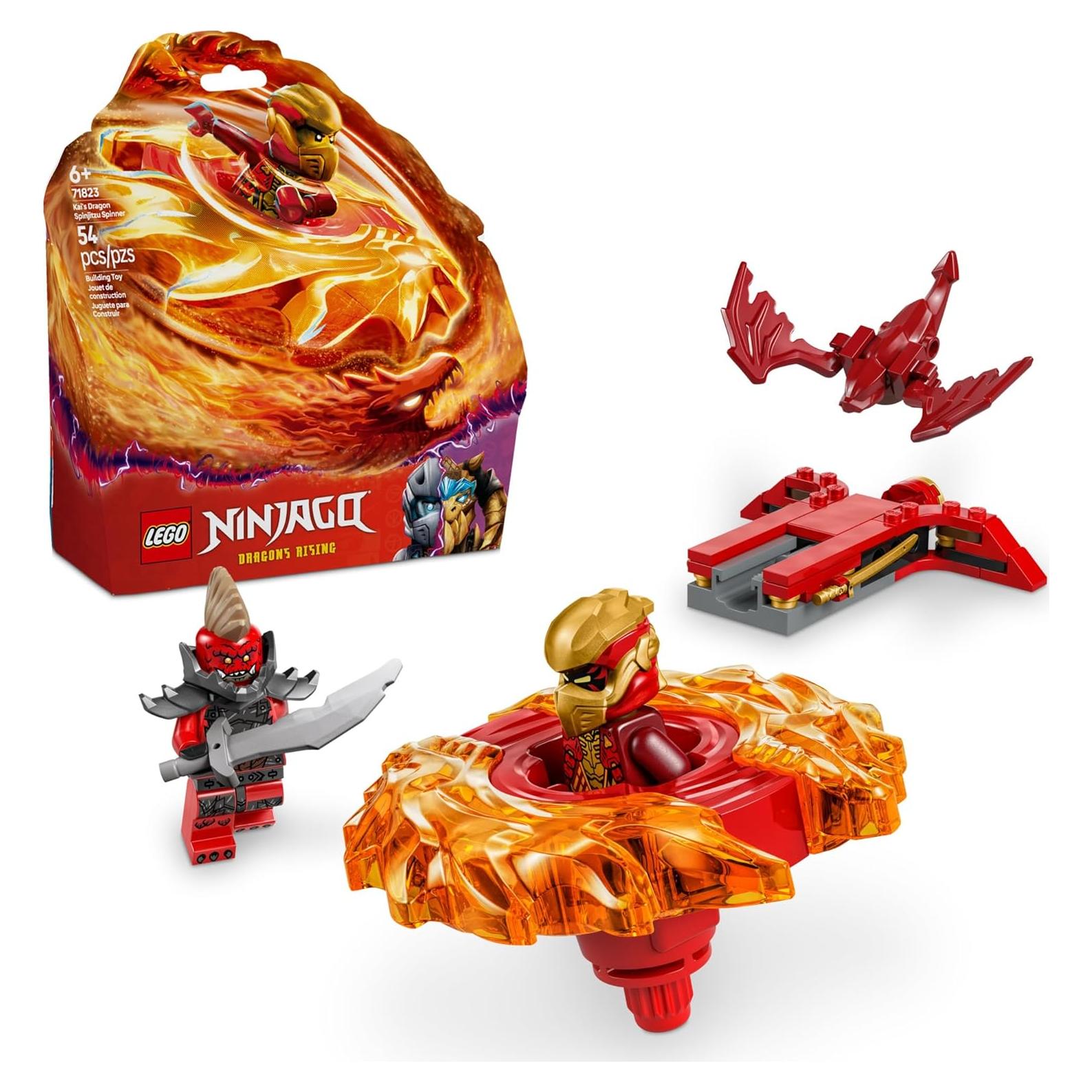 LEGO NINJAGO Spinner Dragón de Kai - Juguete 2 Minifiguras