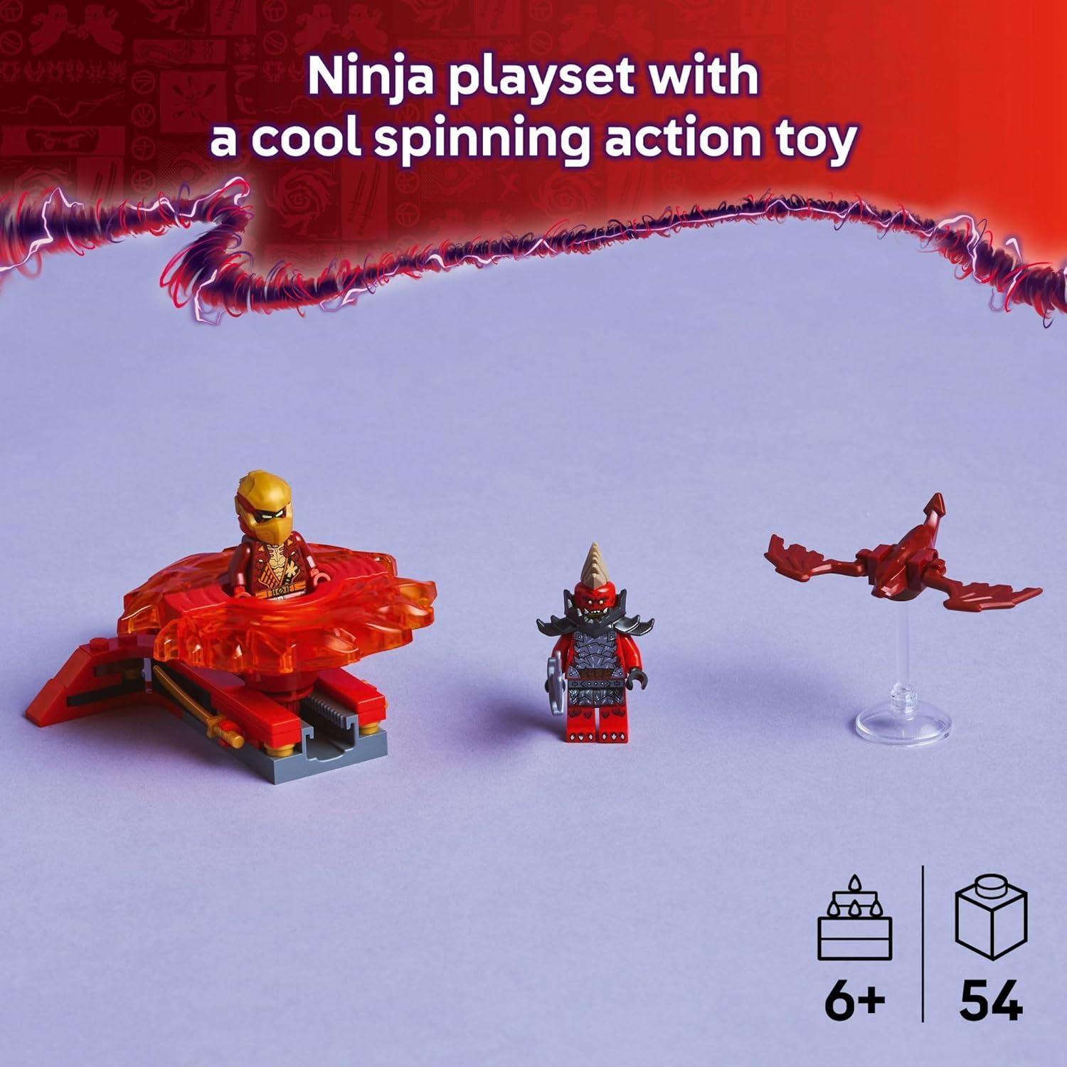 LEGO NINJAGO Spinner Dragón de Kai - Juguete 2 Minifiguras